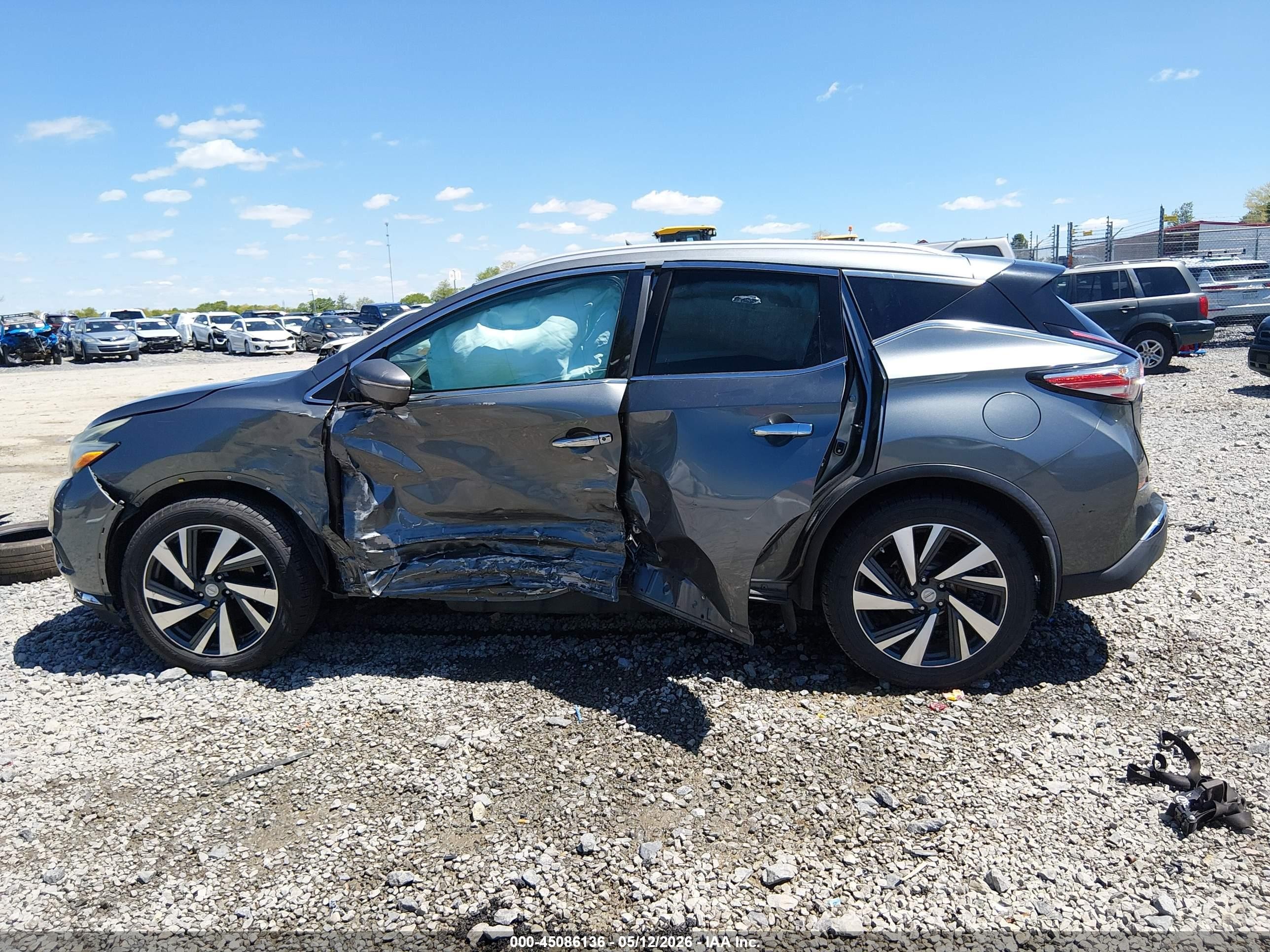 2015 Nissan Murano Platinum Gray vin: 5N1AZ2MH4FN243565