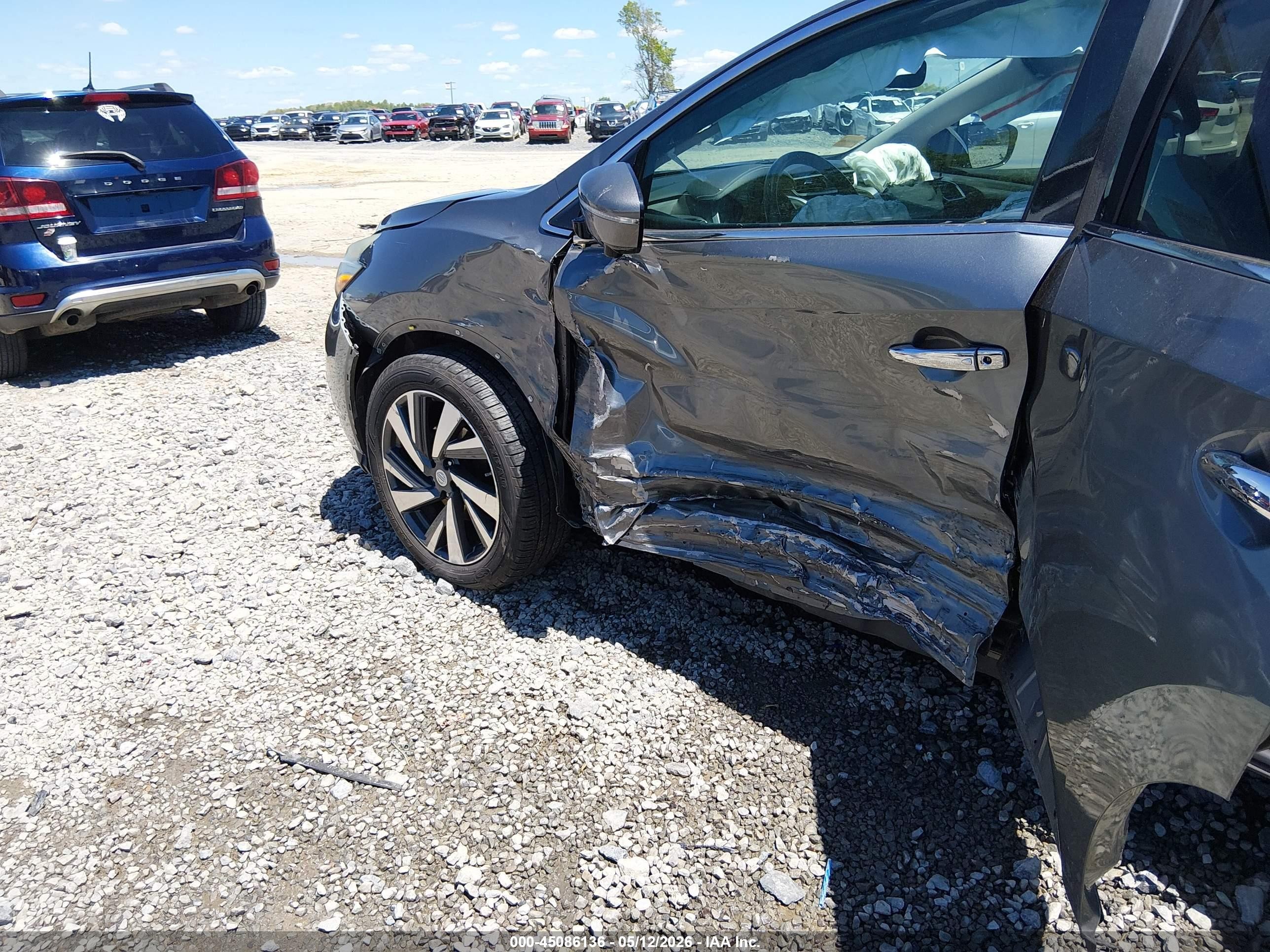 2015 Nissan Murano Platinum Gray vin: 5N1AZ2MH4FN243565