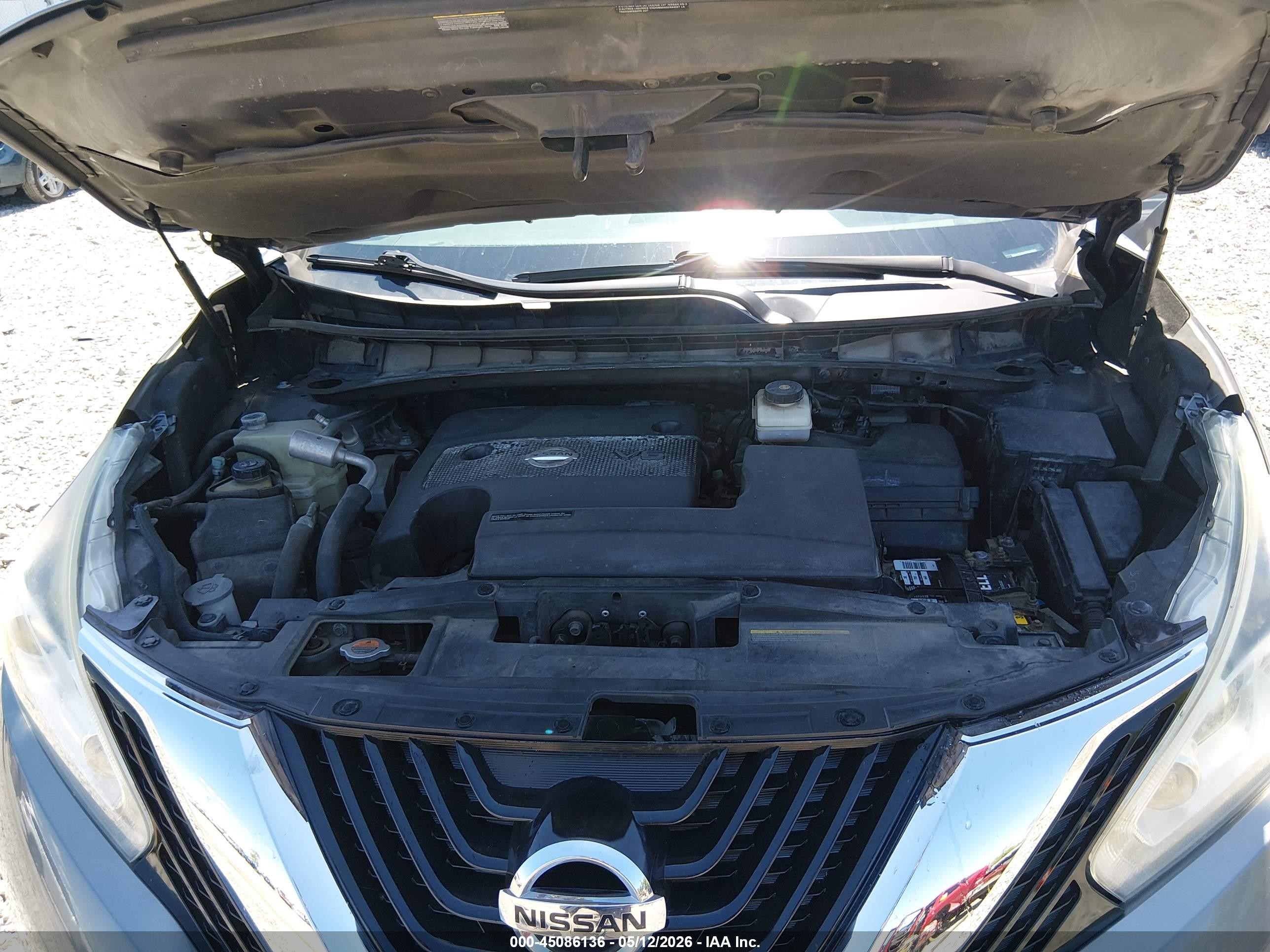 2015 Nissan Murano Platinum Gray vin: 5N1AZ2MH4FN243565