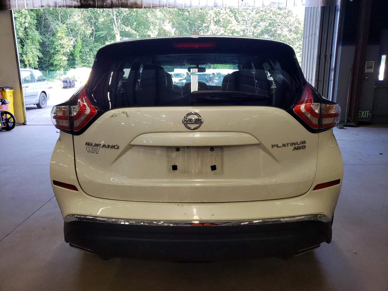 2015 Nissan Murano Platinum Белый vin: 5N1AZ2MH4FN246207