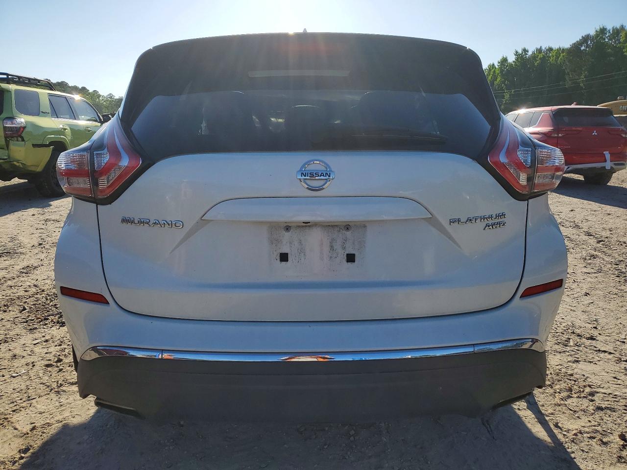 2015 Nissan Murano Platinum White vin: 5N1AZ2MH4FN253013