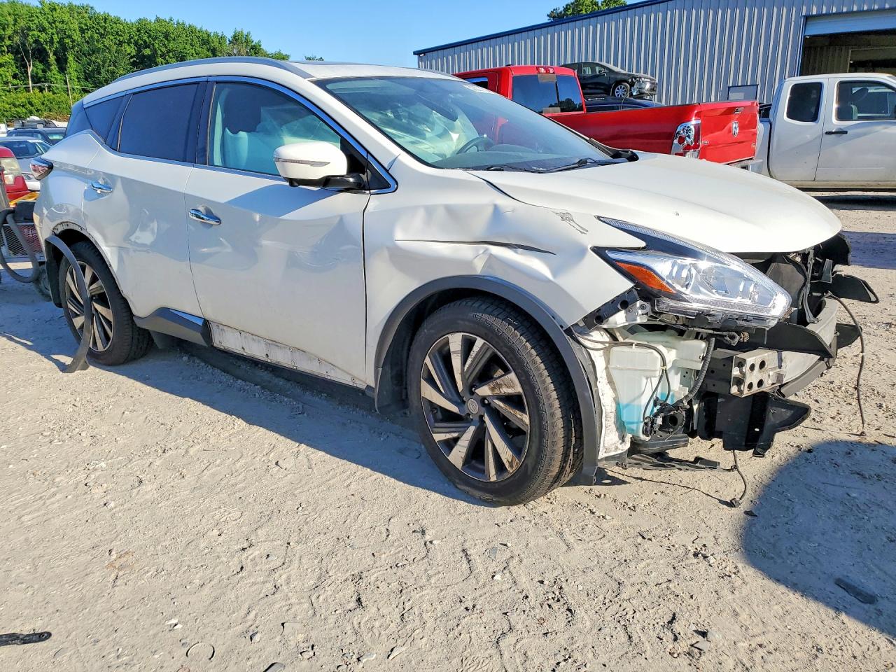 2015 Nissan Murano Platinum White vin: 5N1AZ2MH4FN253013