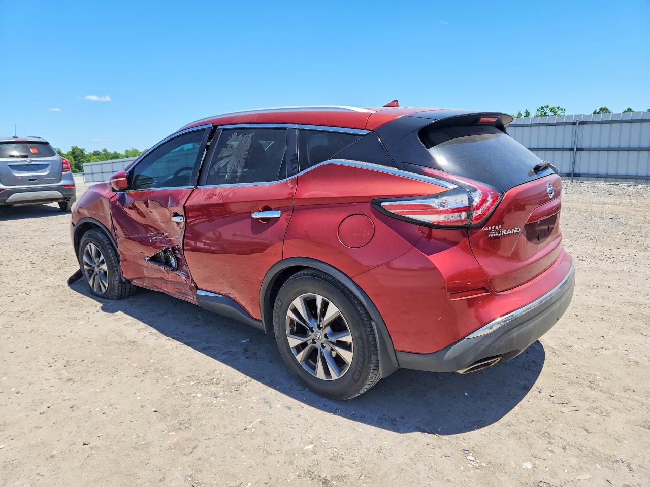 2015 Nissan Murano Sl Red vin: 5N1AZ2MH4FN253464