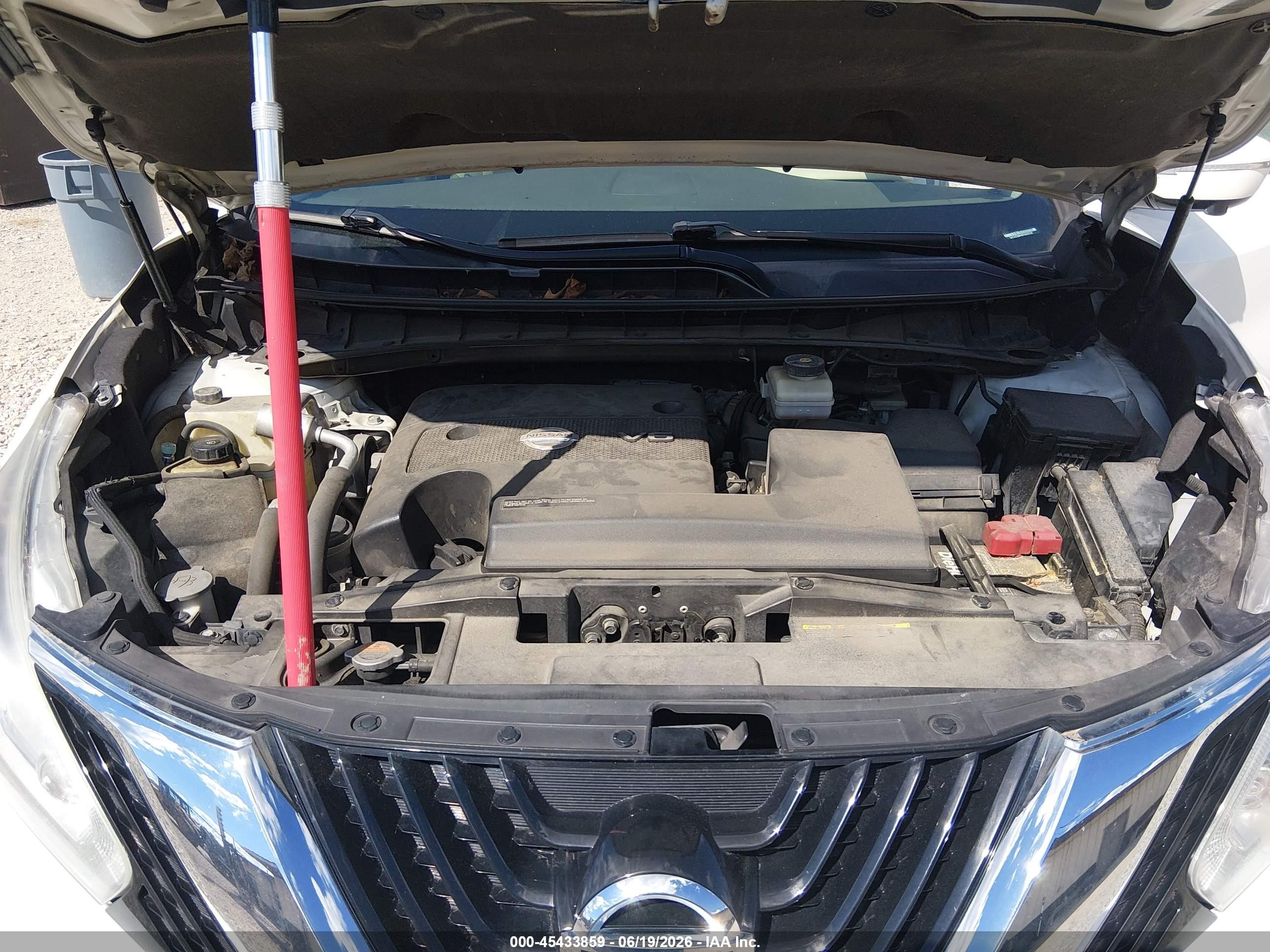 2015 Nissan Murano Platinum White vin: 5N1AZ2MH4FN282530