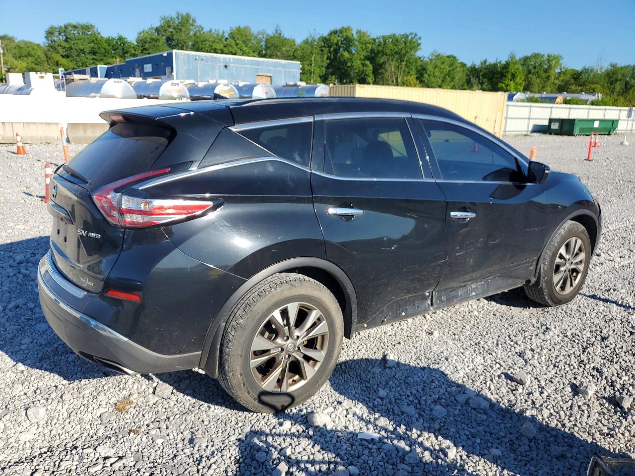 2015 Nissan Murano Sv Black vin: 5N1AZ2MH4FN285900