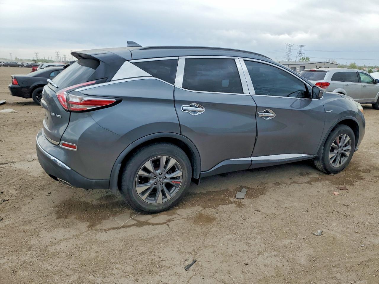 2016 Nissan Murano Sv Gray vin: 5N1AZ2MH4GN155391