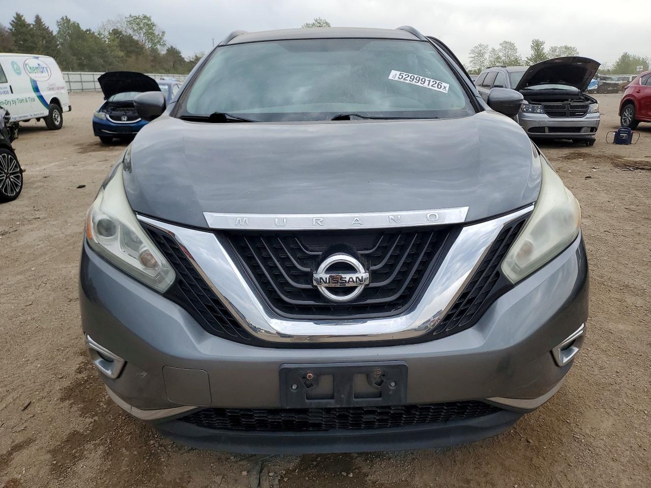 2016 Nissan Murano Sv Gray vin: 5N1AZ2MH4GN155391