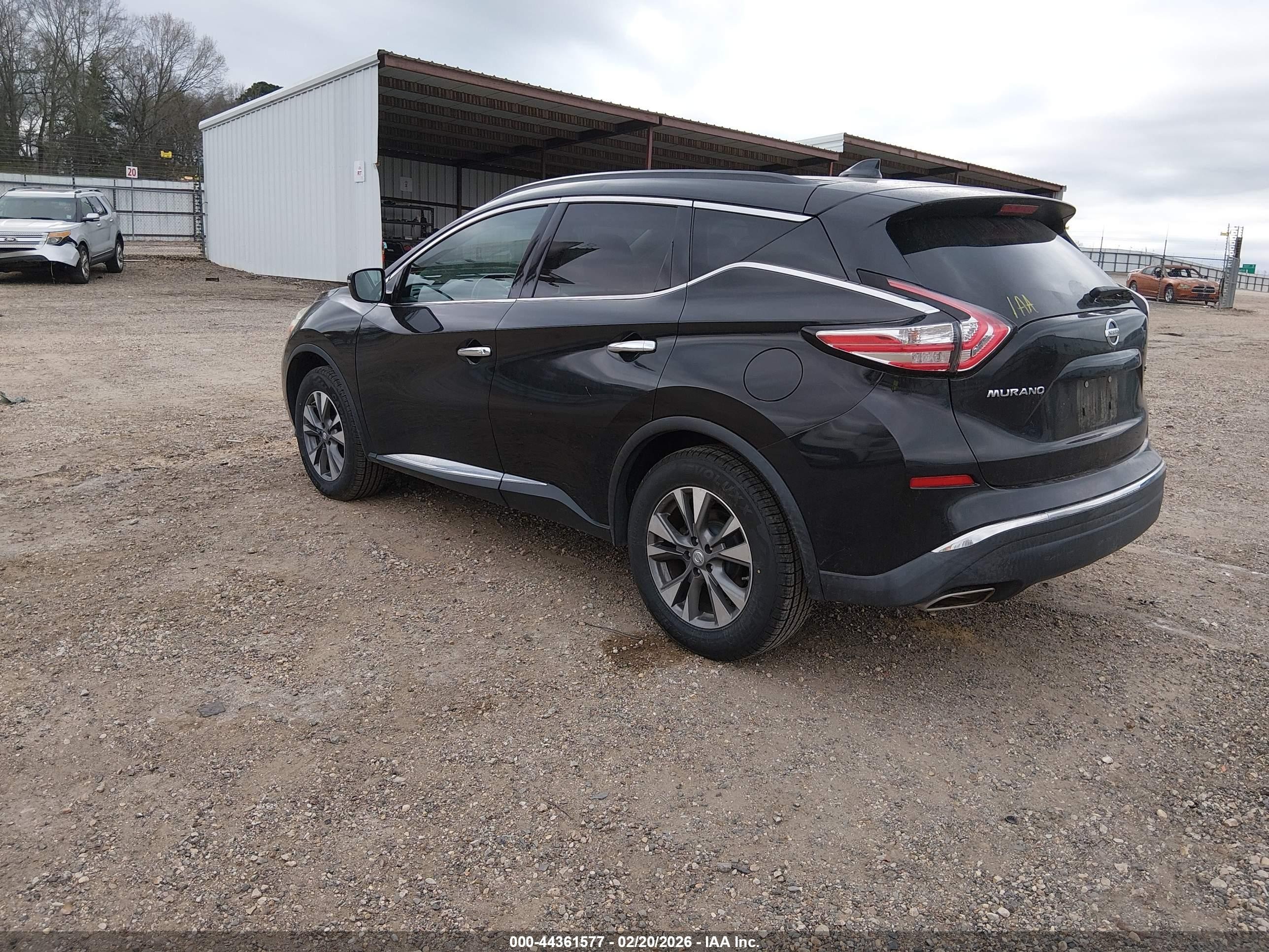 2017 Nissan Murano Sv Black vin: 5N1AZ2MH4HN113840