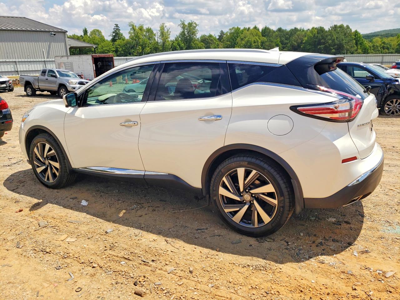 2015 Nissan Murano Platinum White vin: 5N1AZ2MH5FN202412