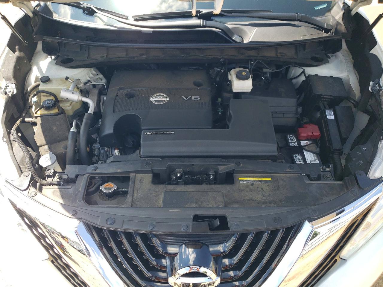 2015 Nissan Murano Platinum White vin: 5N1AZ2MH5FN202412