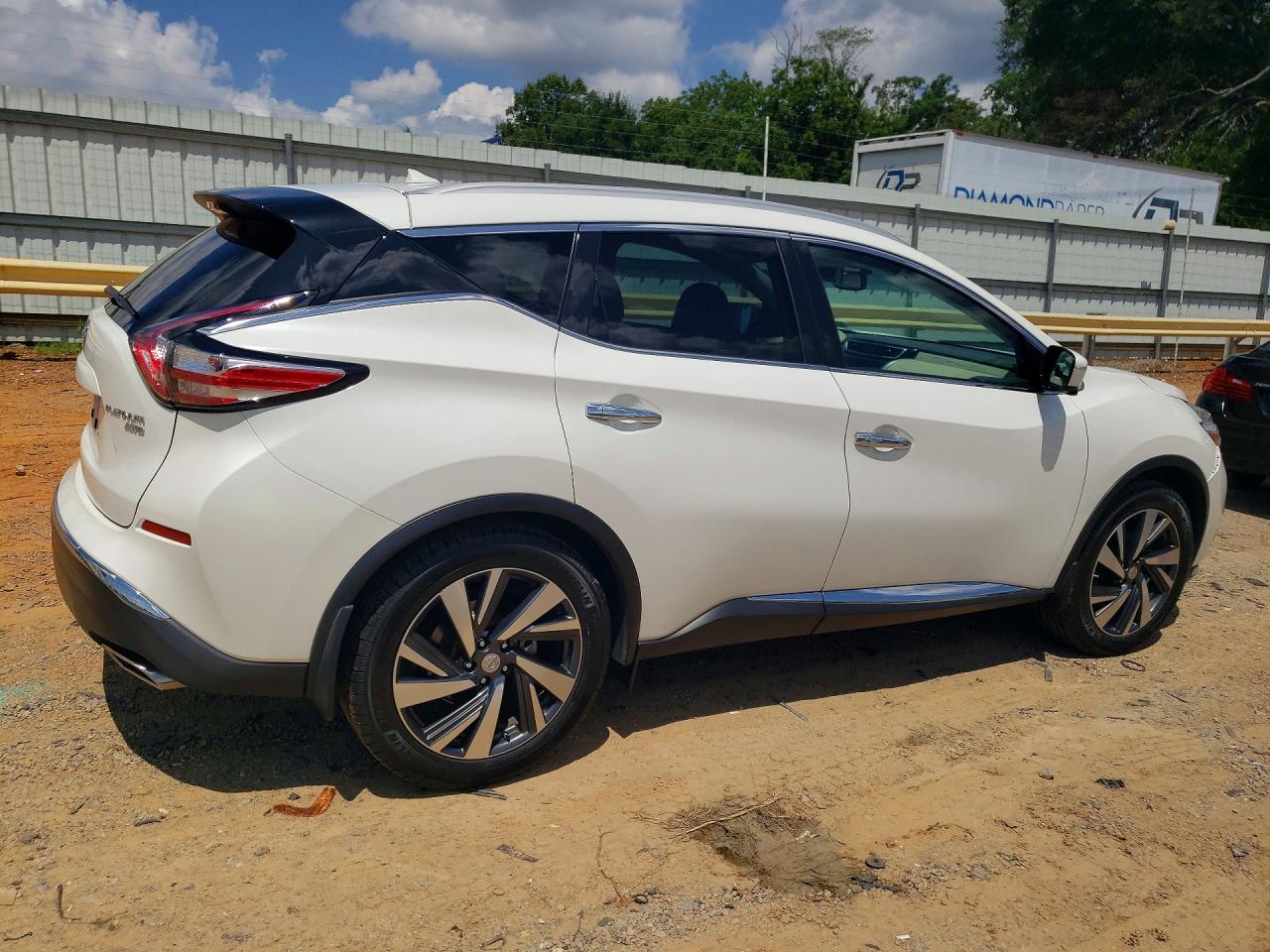 2015 Nissan Murano Platinum White vin: 5N1AZ2MH5FN202412