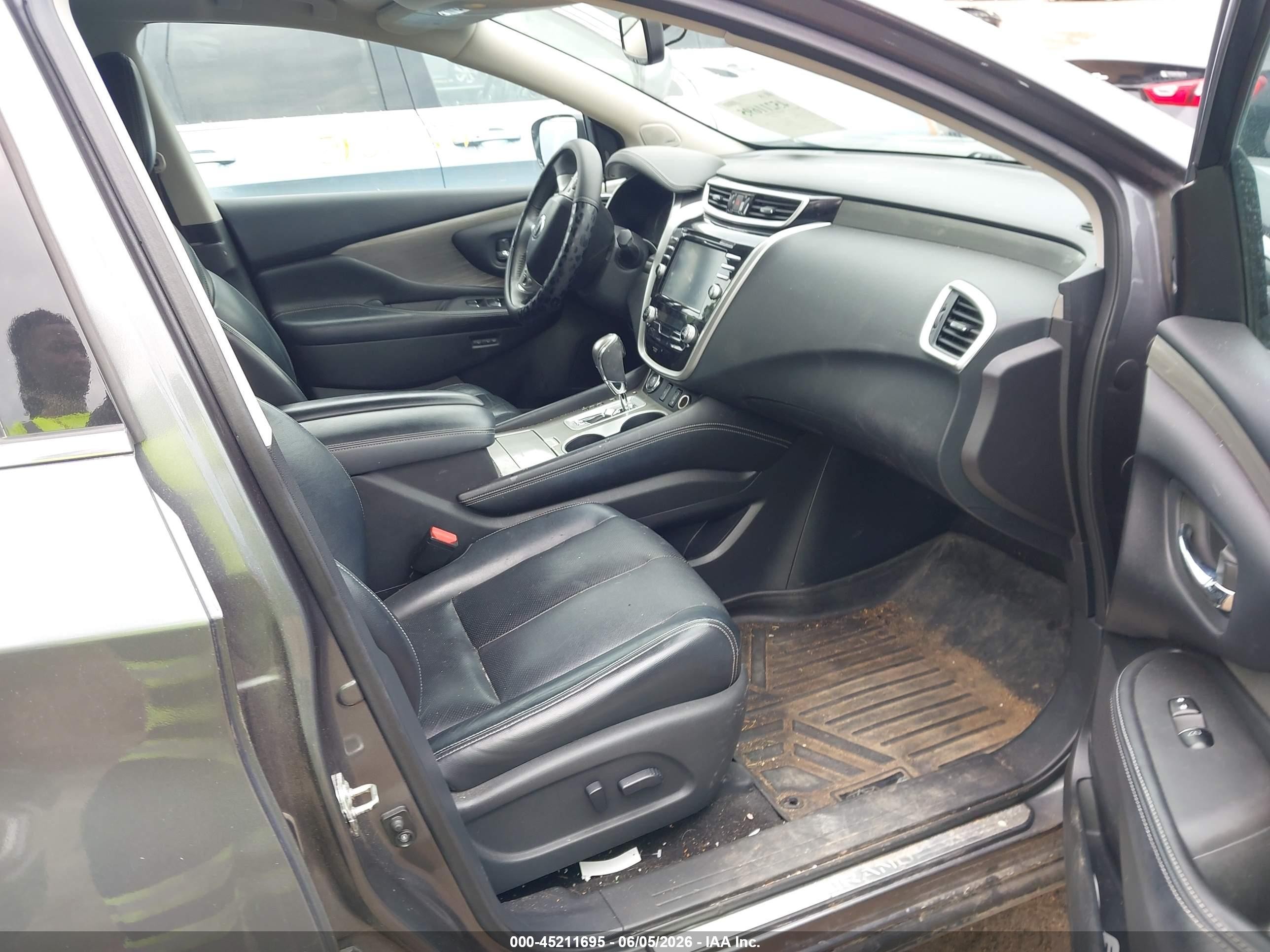 2015 Nissan Murano Sl Gray vin: 5N1AZ2MH5FN204970