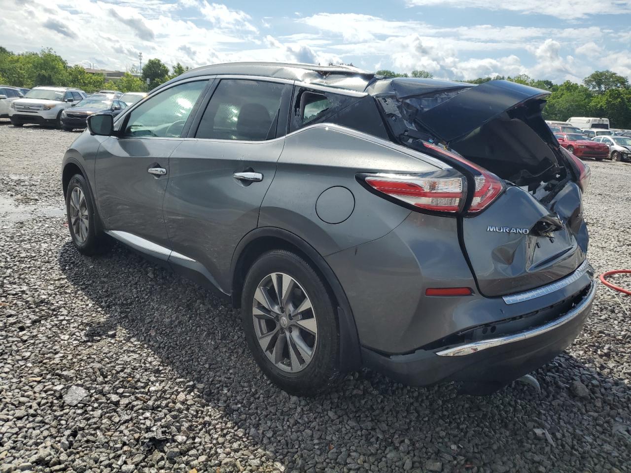 2015 Nissan Murano Sl Gray vin: 5N1AZ2MH5FN211871
