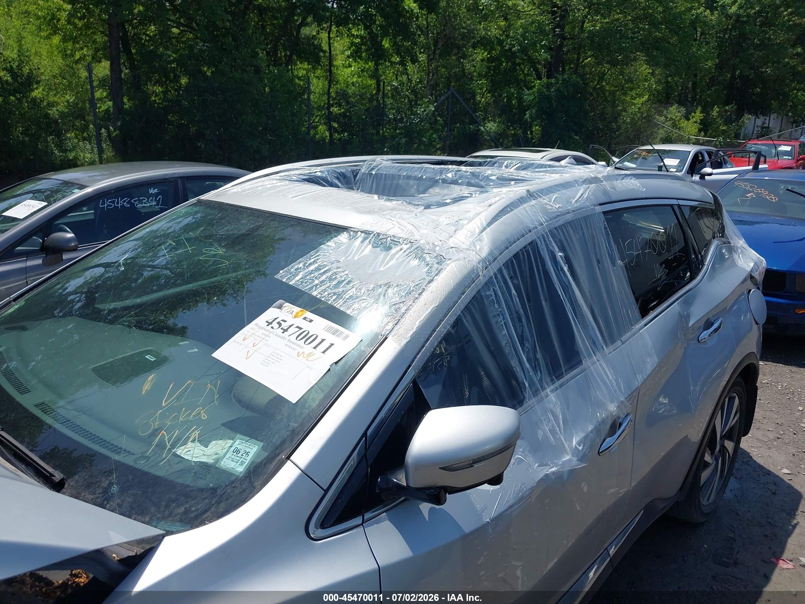 2015 Nissan Murano Platinum Silver vin: 5N1AZ2MH5FN212809