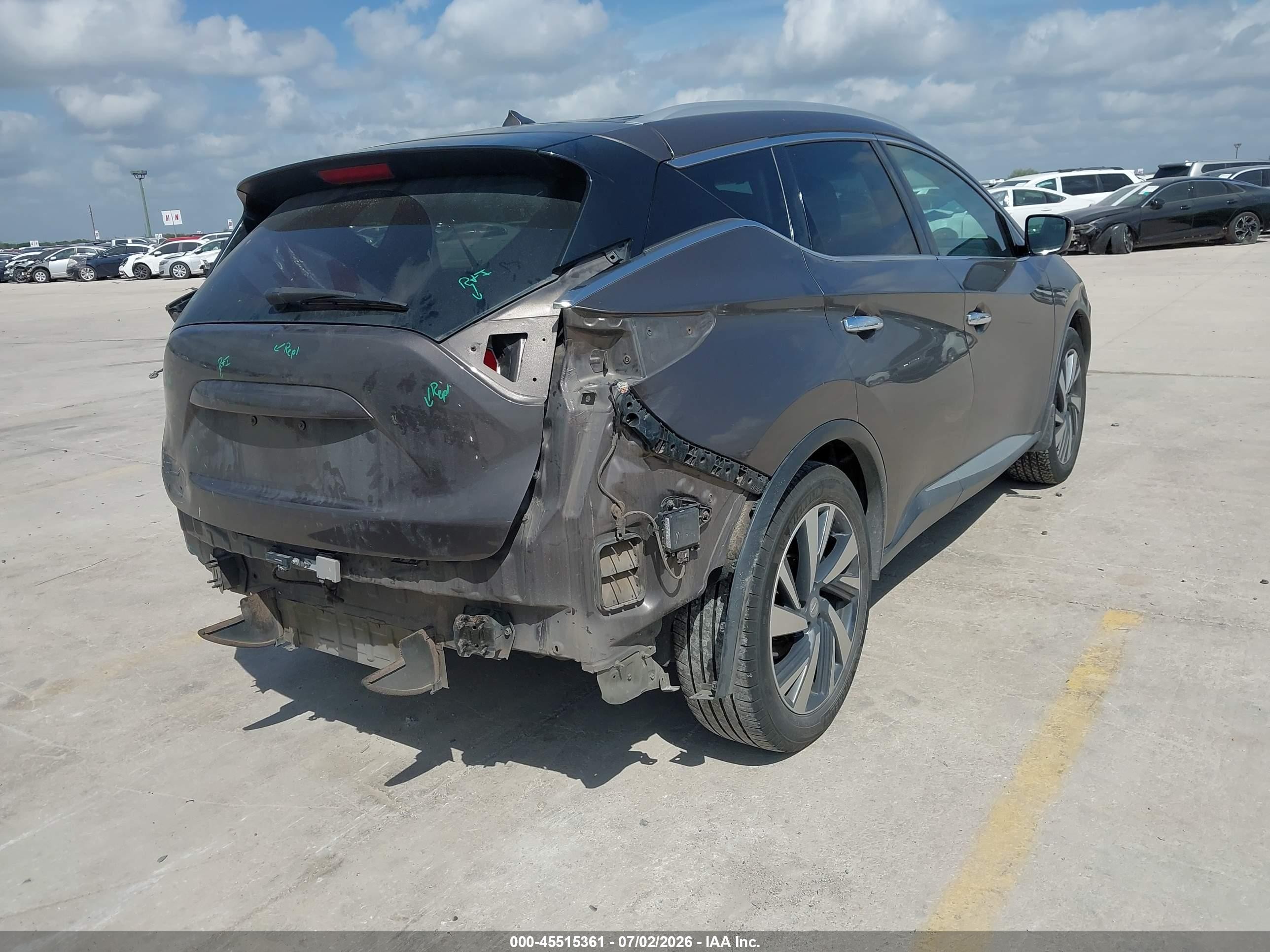 2015 Nissan Murano Platinum Коричневый vin: 5N1AZ2MH5FN213426