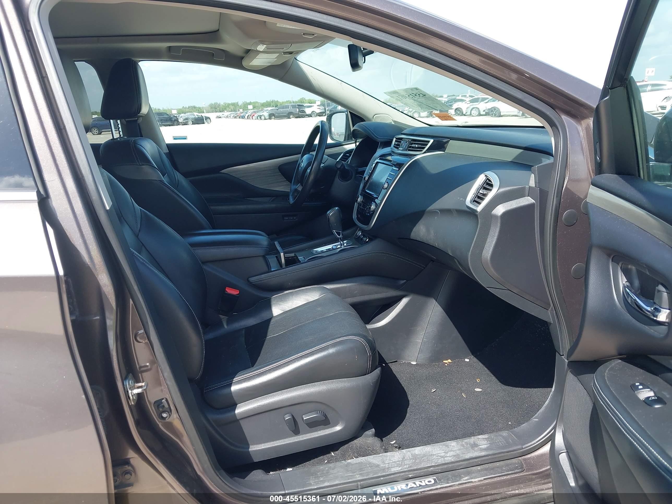 2015 Nissan Murano Platinum Коричневый vin: 5N1AZ2MH5FN213426
