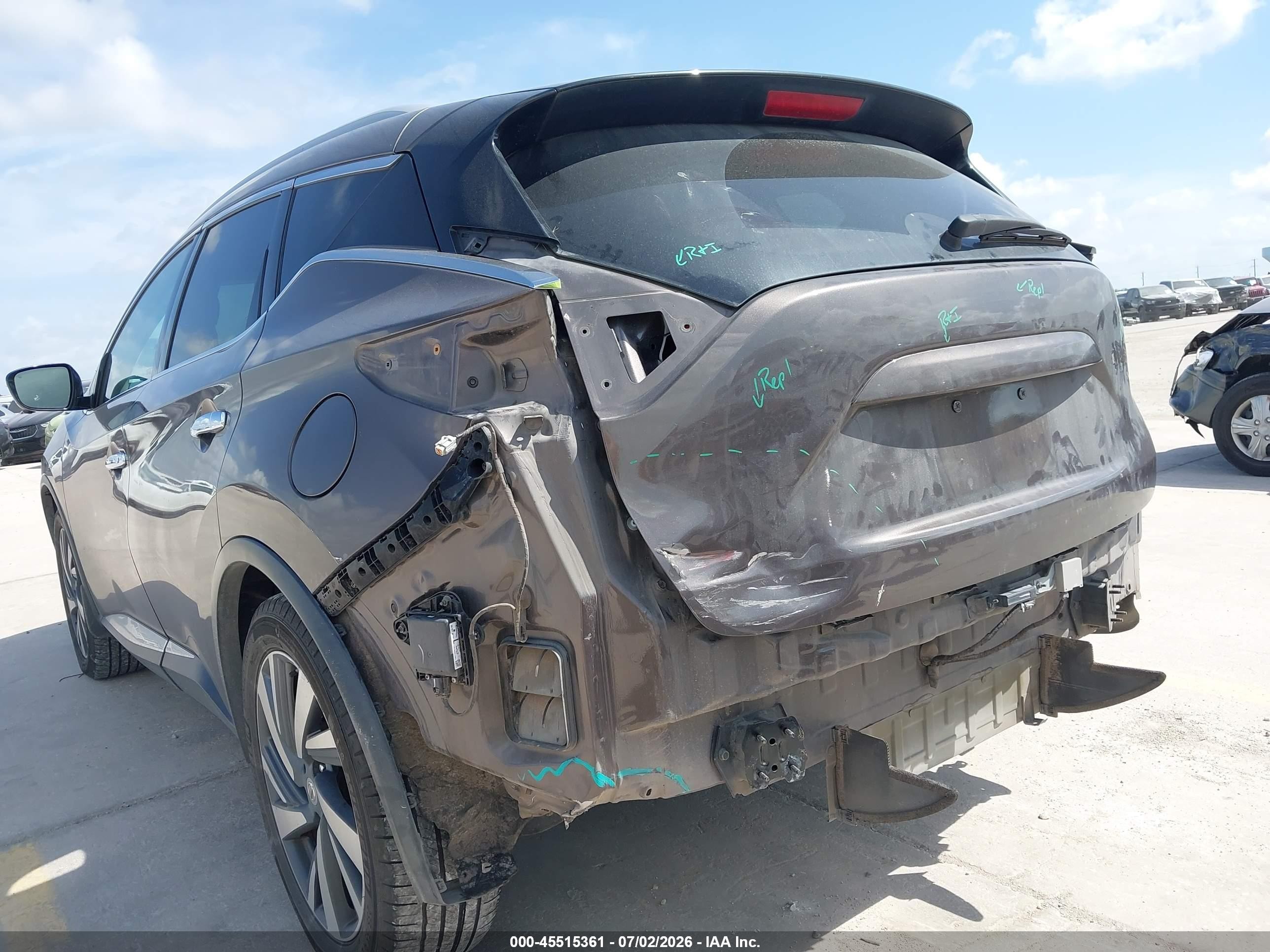2015 Nissan Murano Platinum Коричневый vin: 5N1AZ2MH5FN213426