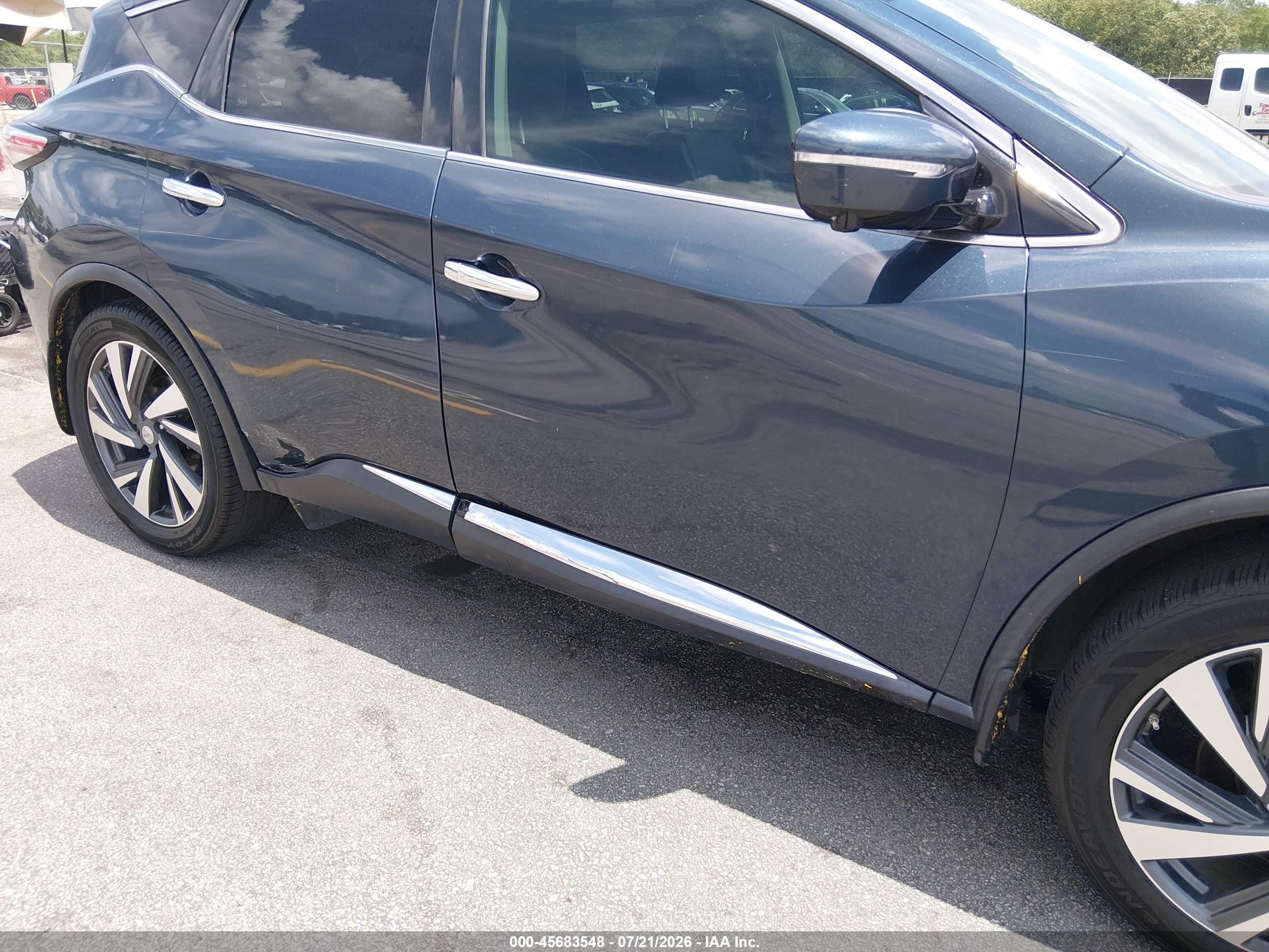 2015 Nissan Murano Platinum Blue vin: 5N1AZ2MH5FN221199