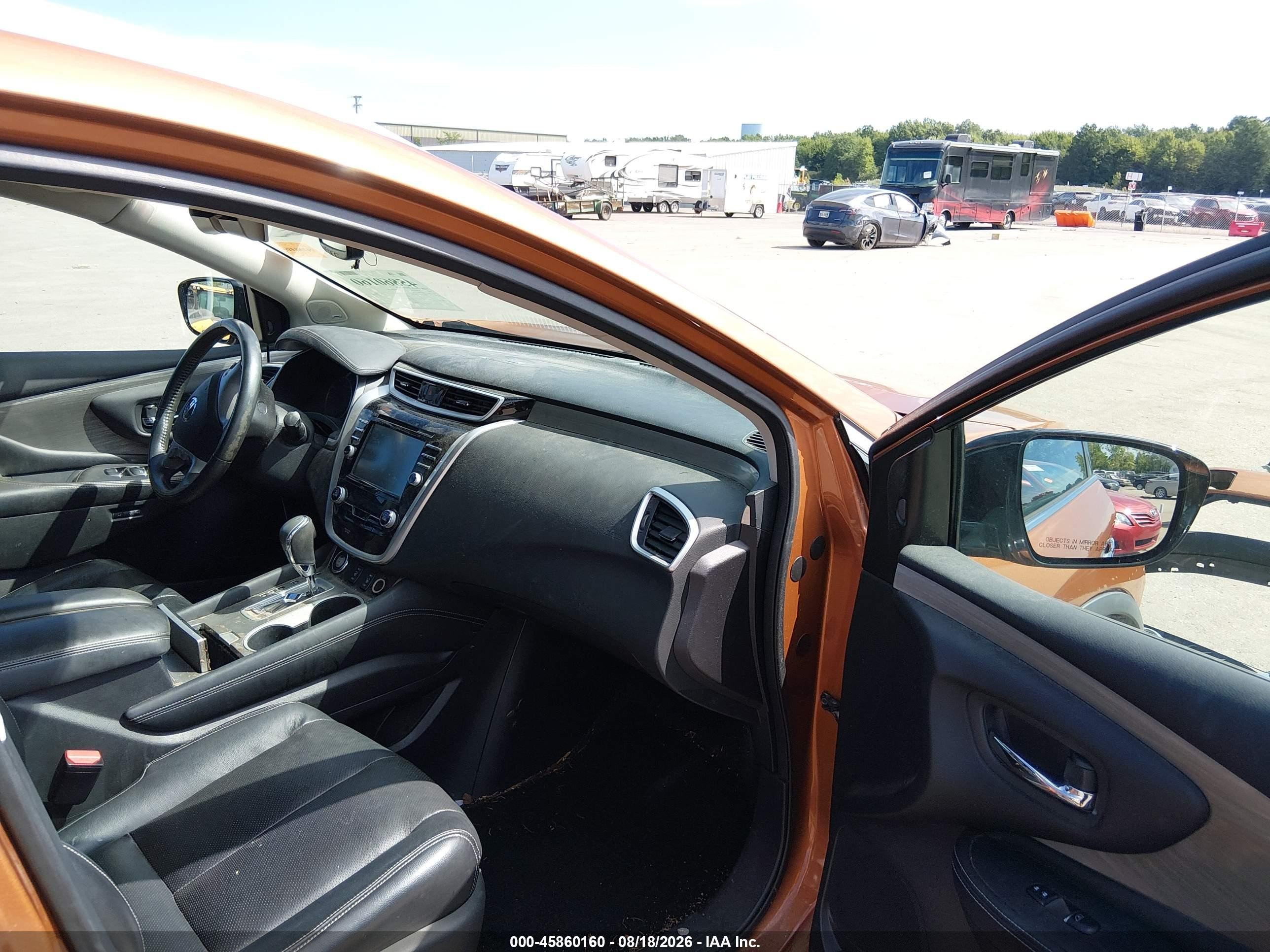 2015 Nissan Murano Sl Orange vin: 5N1AZ2MH5FN227178