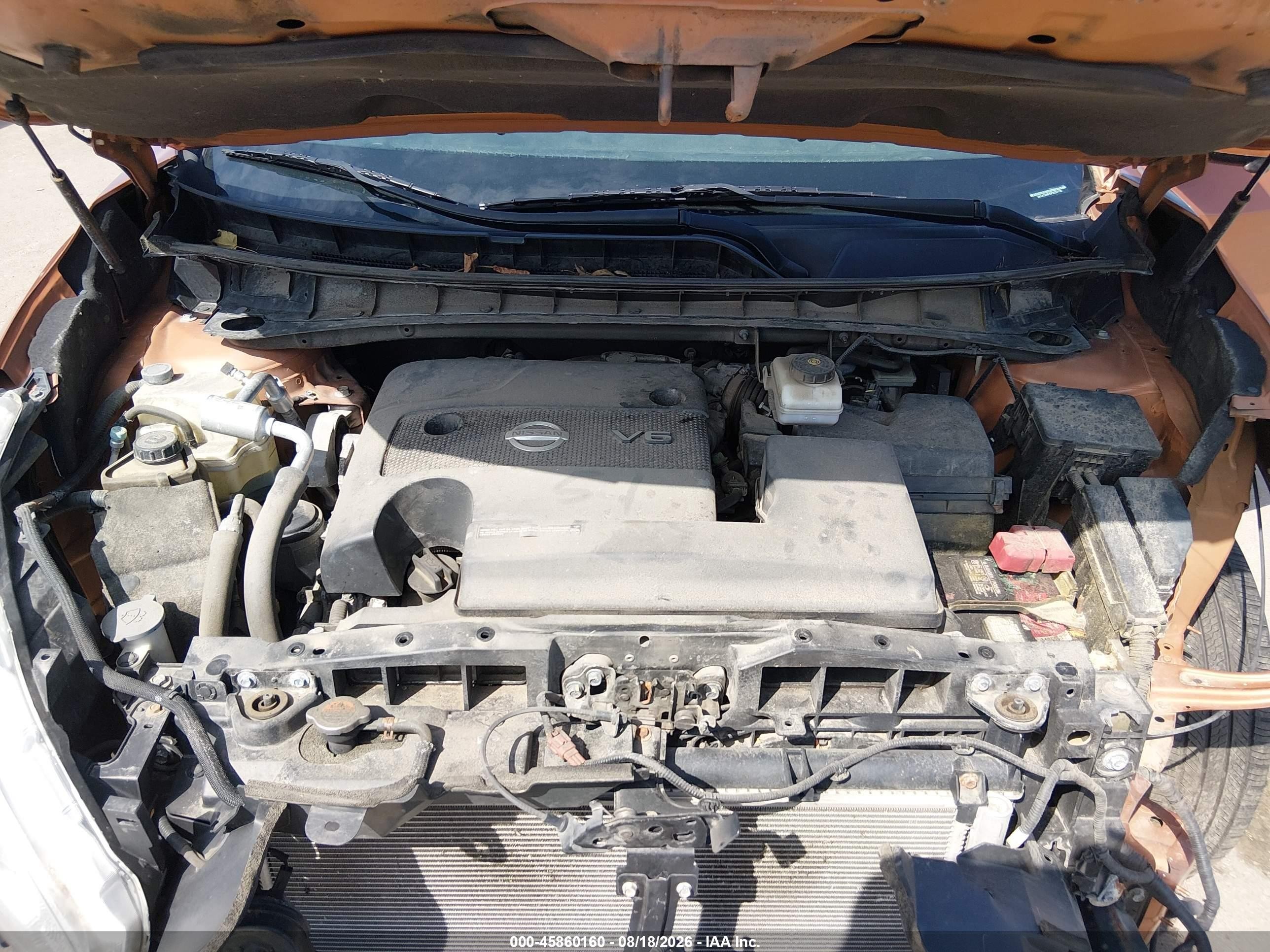 2015 Nissan Murano Sl Orange vin: 5N1AZ2MH5FN227178