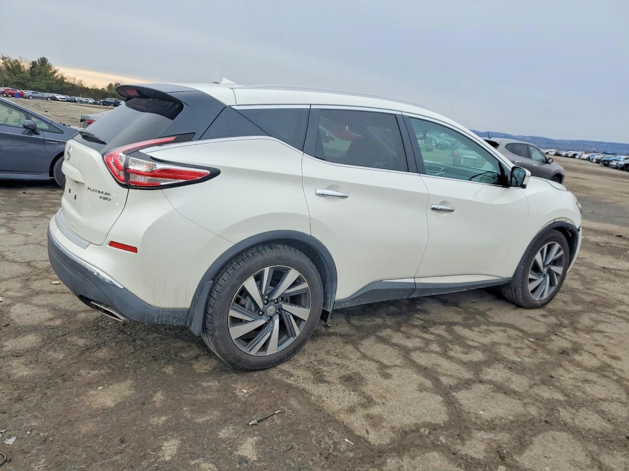2015 Nissan Murano S White vin: 5N1AZ2MH5FN236267