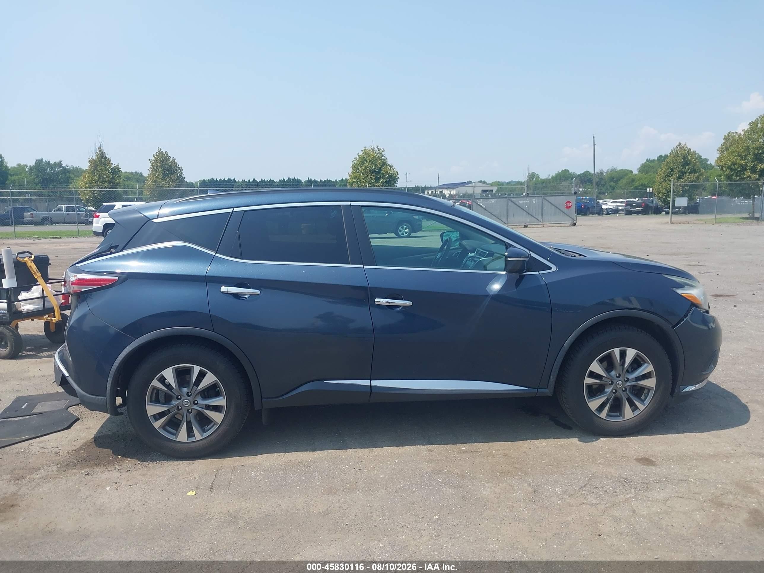 2015 Nissan Murano Sv Gray vin: 5N1AZ2MH5FN254283
