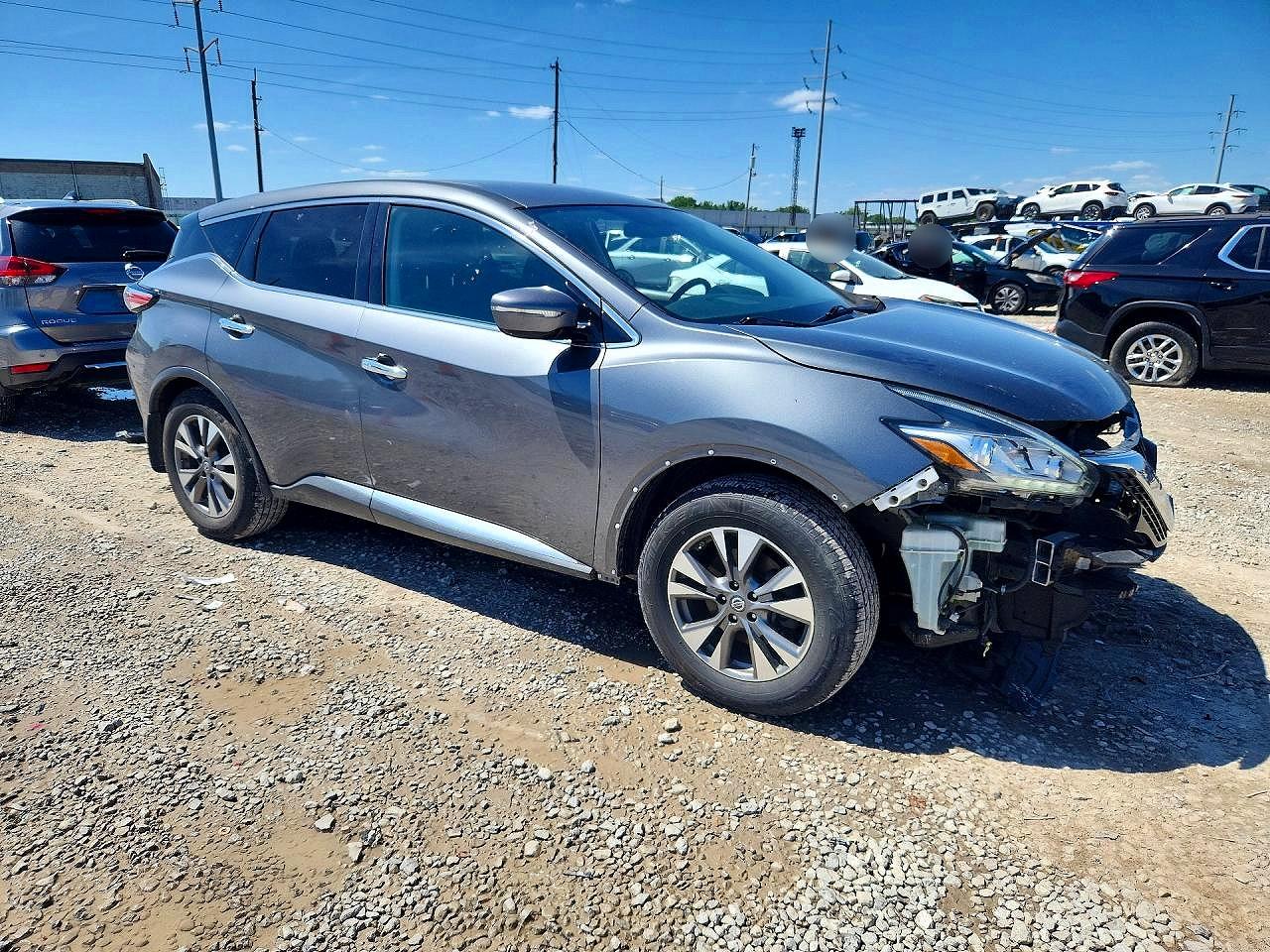 2015 Nissan Murano S Gray vin: 5N1AZ2MH5FN272850