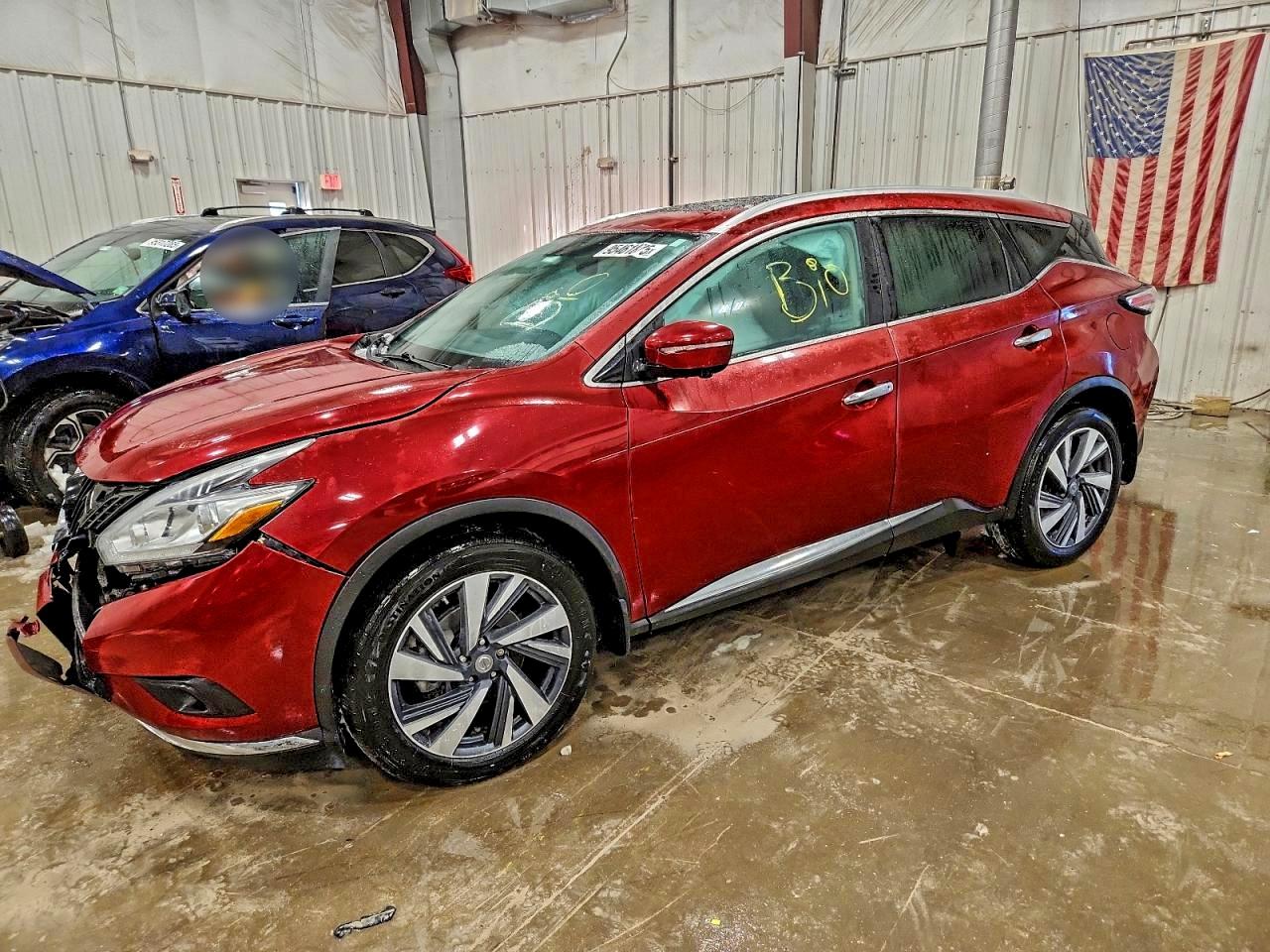 2015 Nissan Murano S Maroon vin: 5N1AZ2MH5FN281998