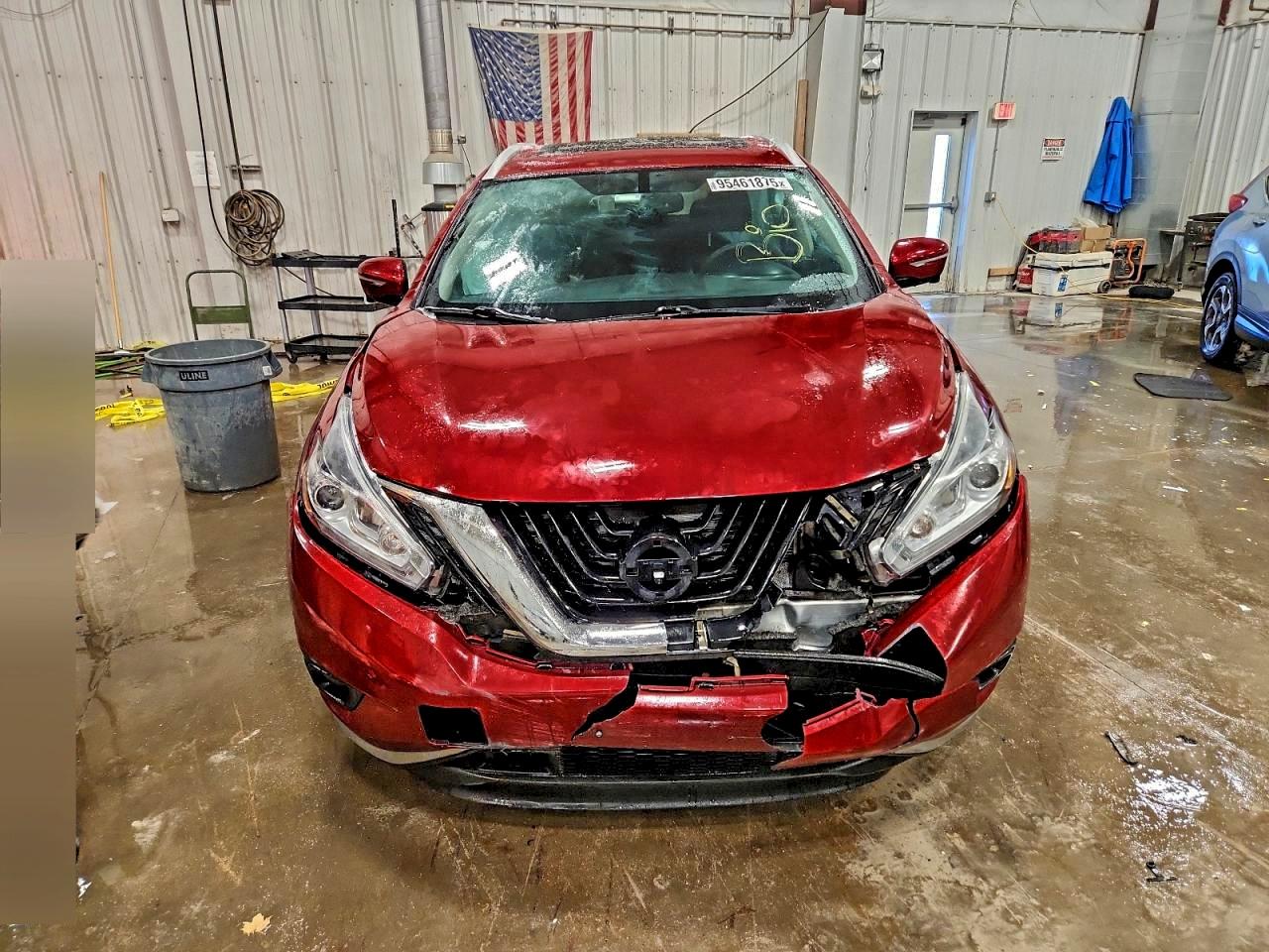 2015 Nissan Murano S Maroon vin: 5N1AZ2MH5FN281998