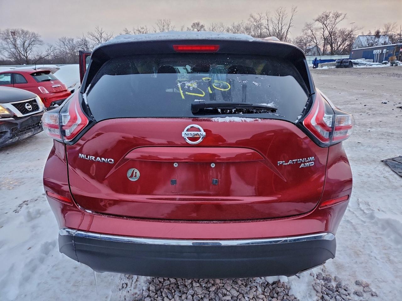 2015 Nissan Murano S Maroon vin: 5N1AZ2MH5FN281998