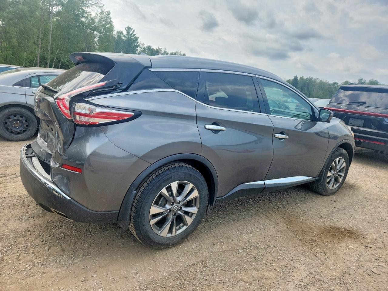 2016 Nissan Murano S Серый vin: 5N1AZ2MH5GN121931