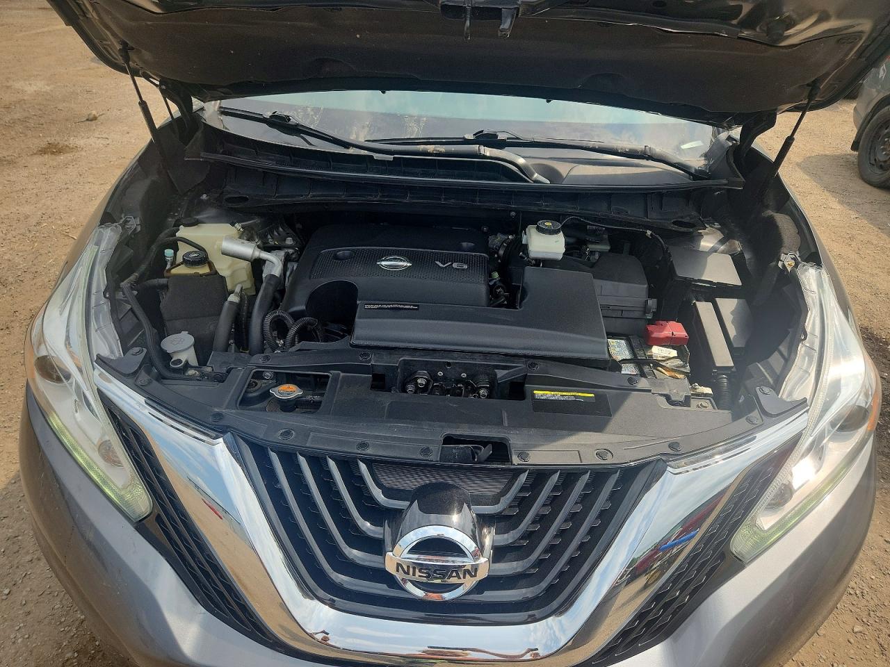 2016 Nissan Murano S Серый vin: 5N1AZ2MH5GN121931