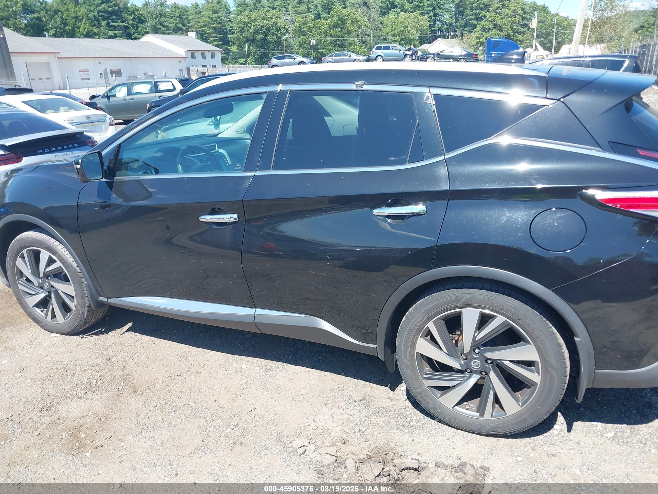 2017 Nissan Murano Platinum/s/sl/sv Black vin: 5N1AZ2MH5HN151786