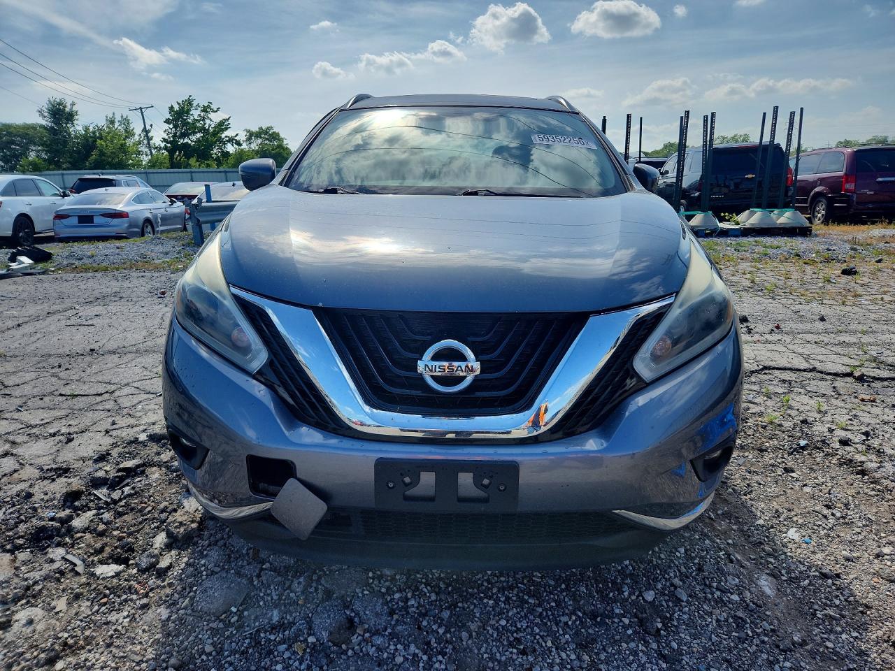 2018 Nissan Murano S Gray vin: 5N1AZ2MH5JN124707