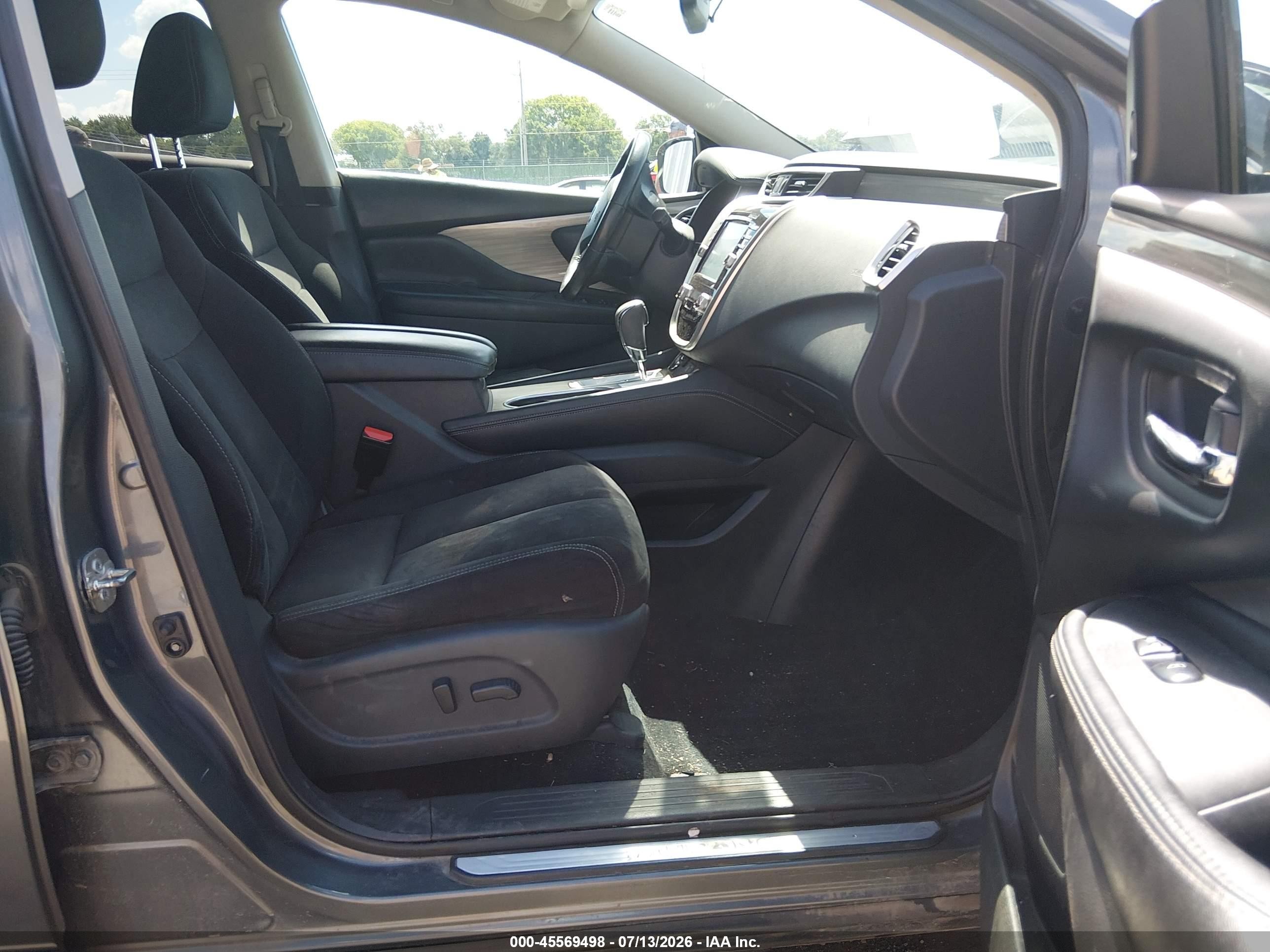 2018 Nissan Murano Sv Gray vin: 5N1AZ2MH5JN128529