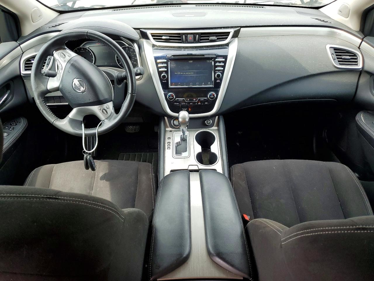 2015 Nissan Murano Sv Black vin: 5N1AZ2MH6FN204802