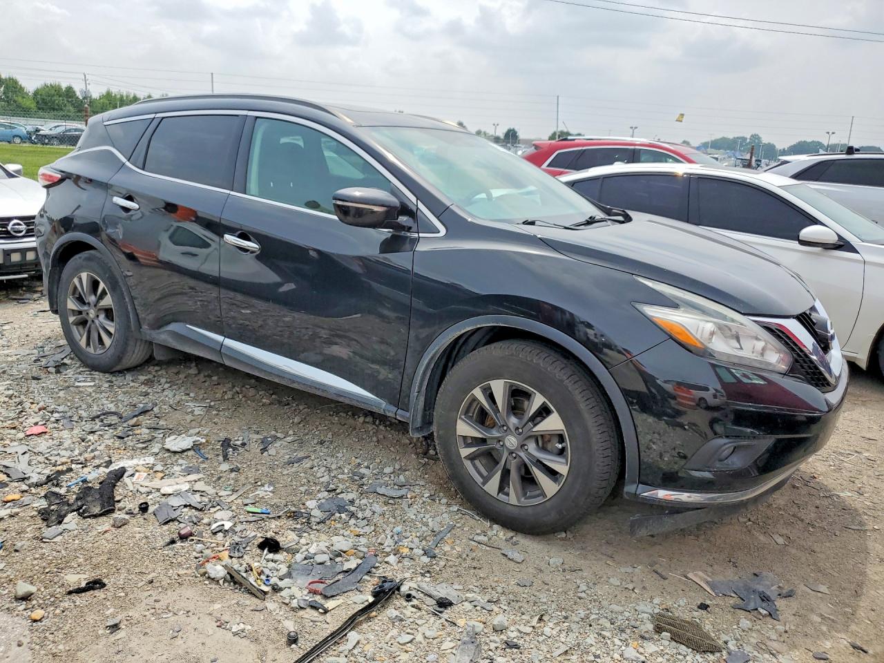 2015 Nissan Murano Sv Black vin: 5N1AZ2MH6FN204802
