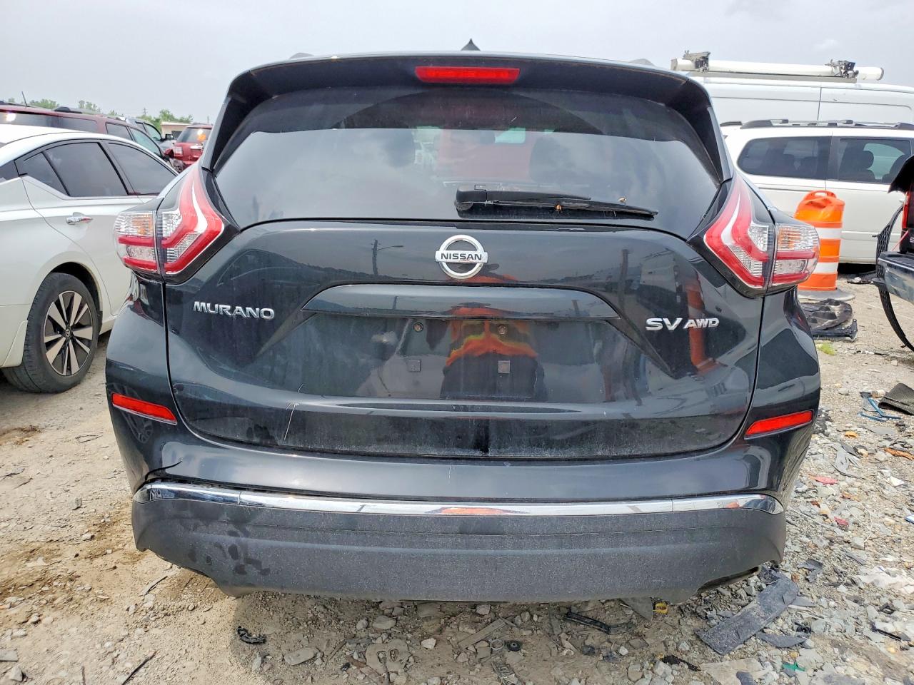 2015 Nissan Murano Sv Black vin: 5N1AZ2MH6FN204802