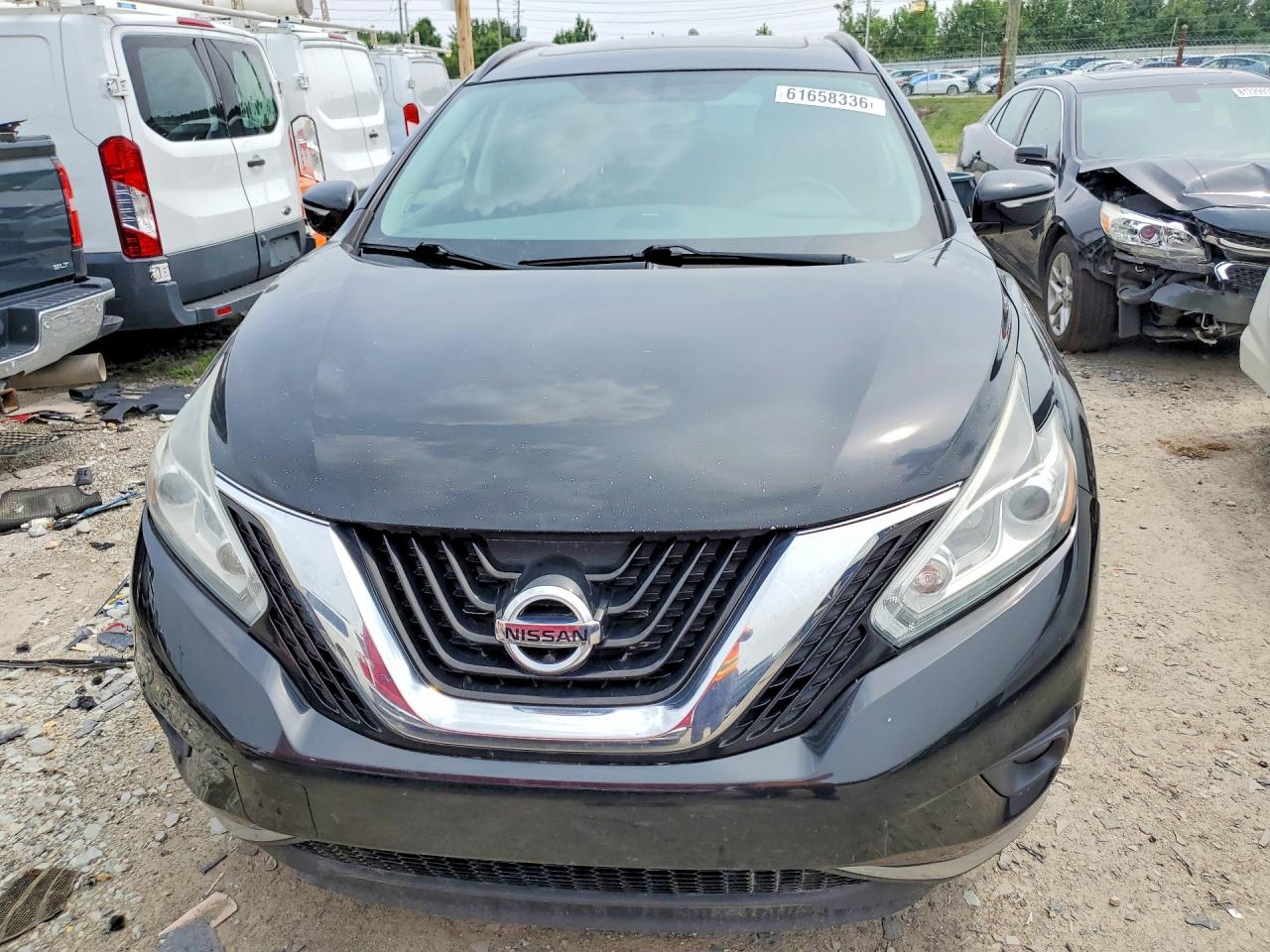 2015 Nissan Murano Sv Black vin: 5N1AZ2MH6FN204802