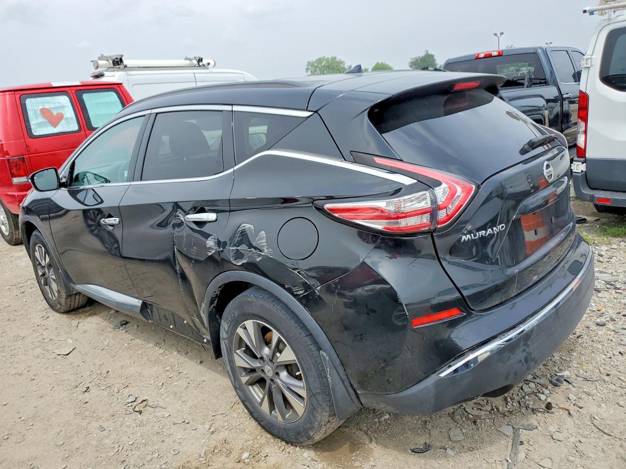 2015 Nissan Murano Sv Black vin: 5N1AZ2MH6FN204802