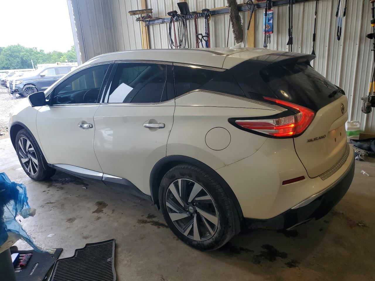 2015 Nissan Murano Platinum White vin: 5N1AZ2MH6FN208915