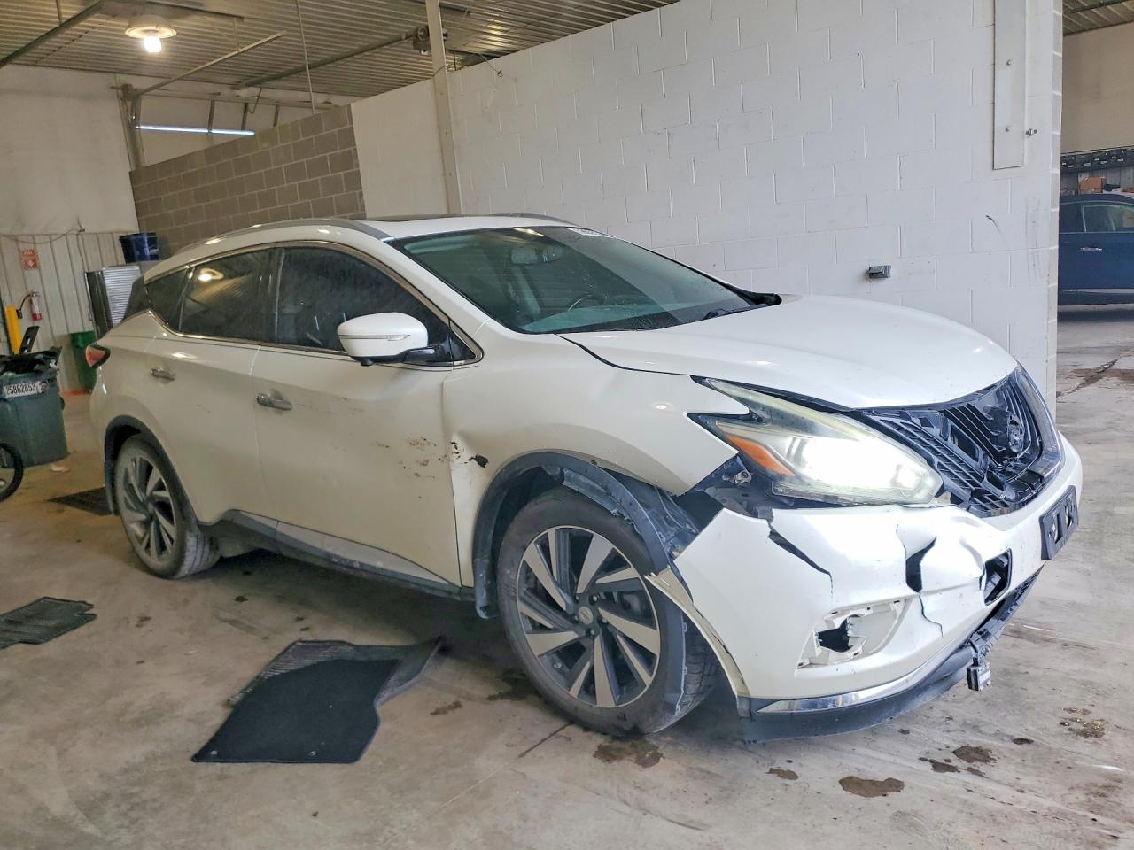 2015 Nissan Murano Platinum White vin: 5N1AZ2MH6FN208915