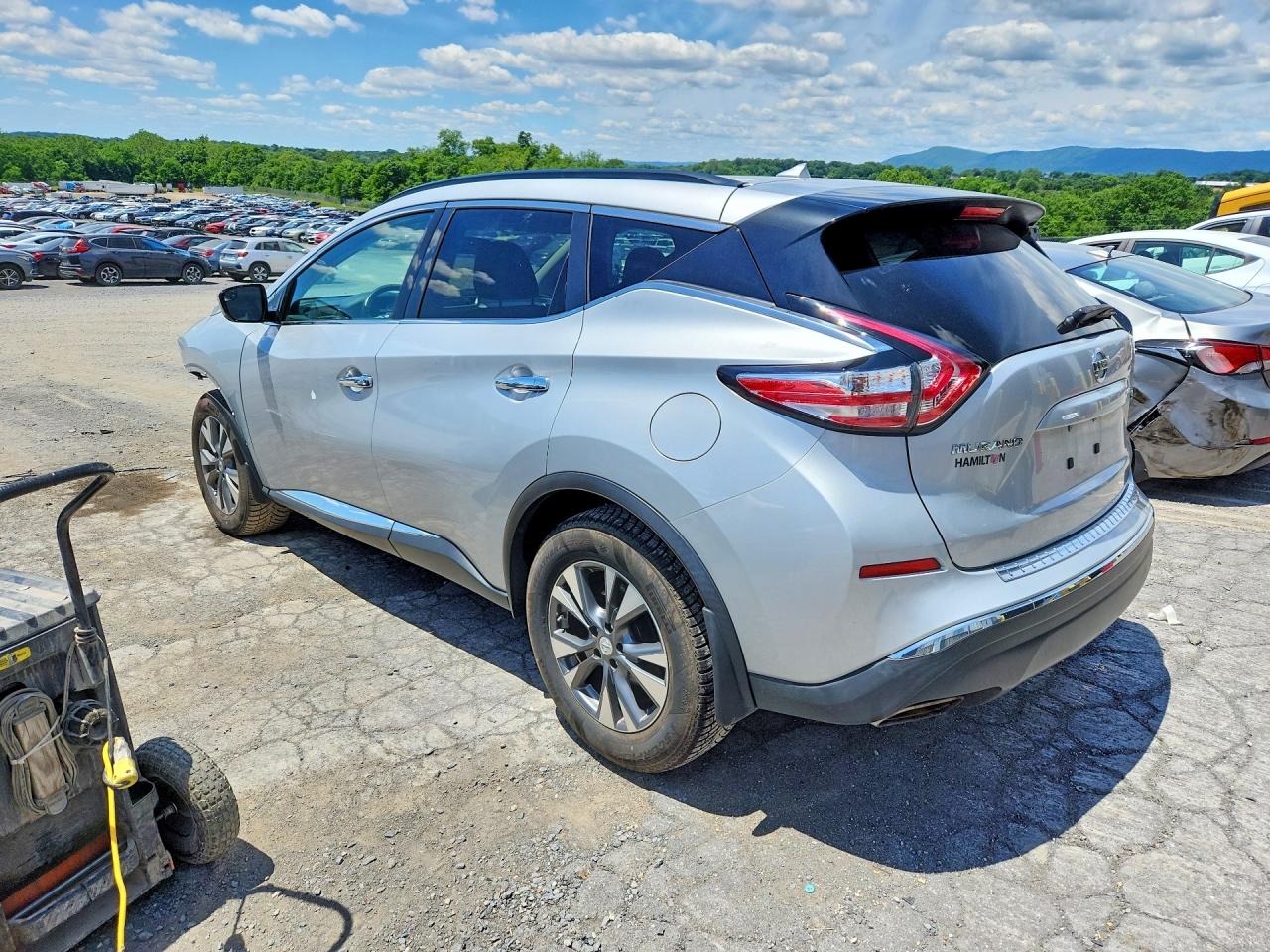 2015 Nissan Murano S Silver vin: 5N1AZ2MH6FN209725