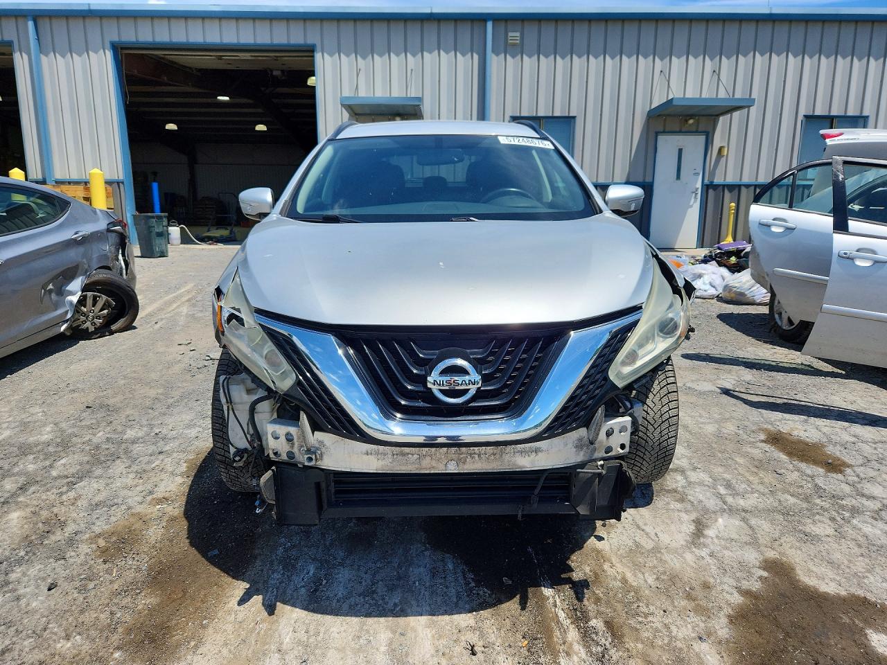 2015 Nissan Murano S Silver vin: 5N1AZ2MH6FN209725