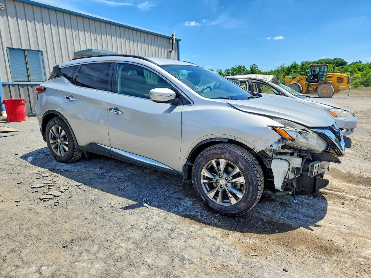 2015 Nissan Murano S Silver vin: 5N1AZ2MH6FN209725