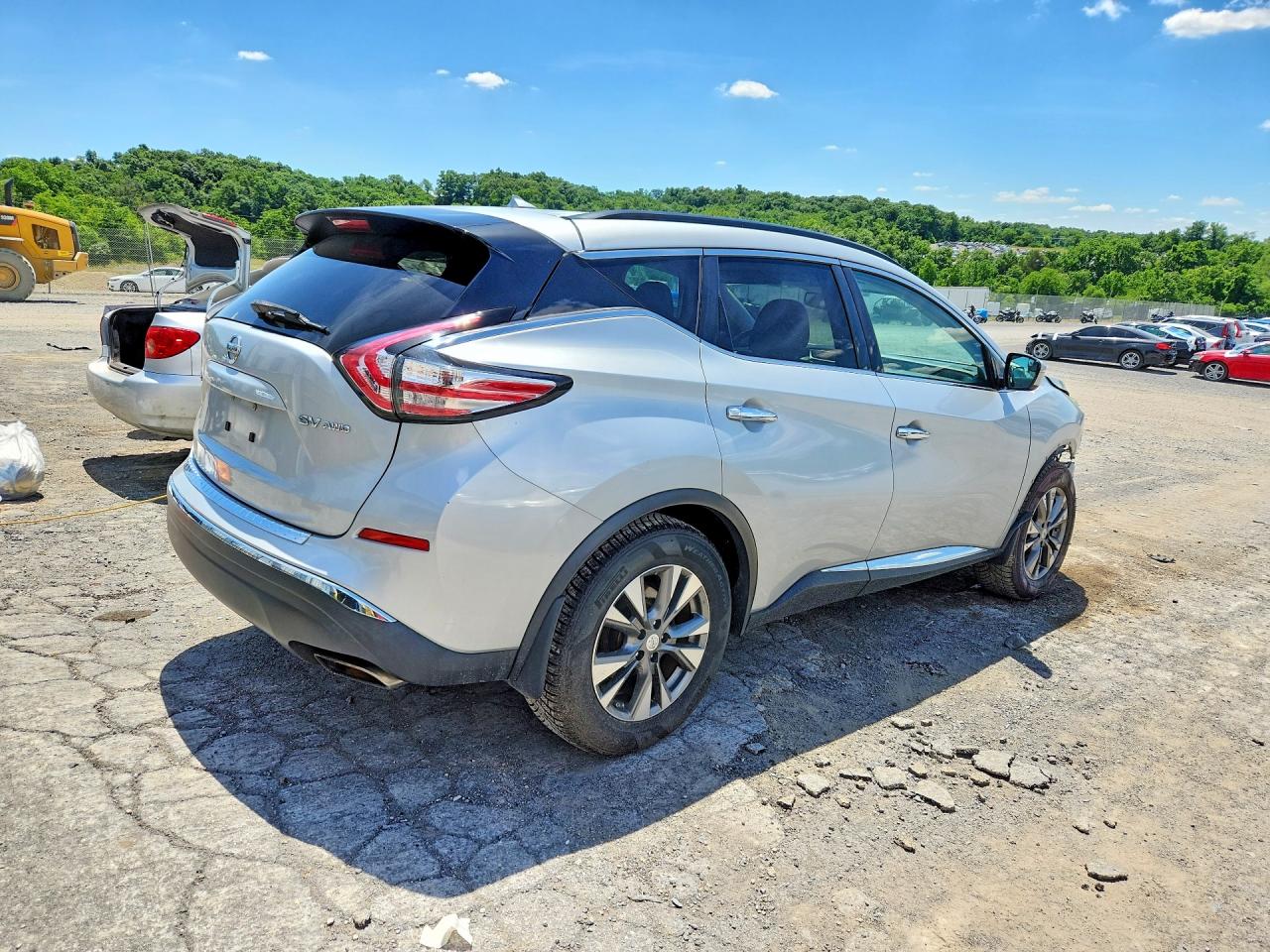 2015 Nissan Murano S Silver vin: 5N1AZ2MH6FN209725
