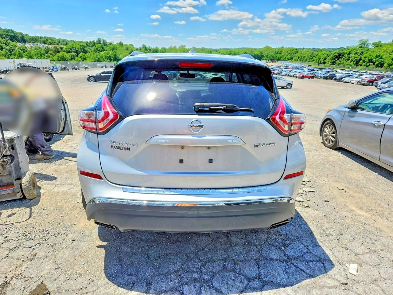 2015 Nissan Murano S Silver vin: 5N1AZ2MH6FN209725