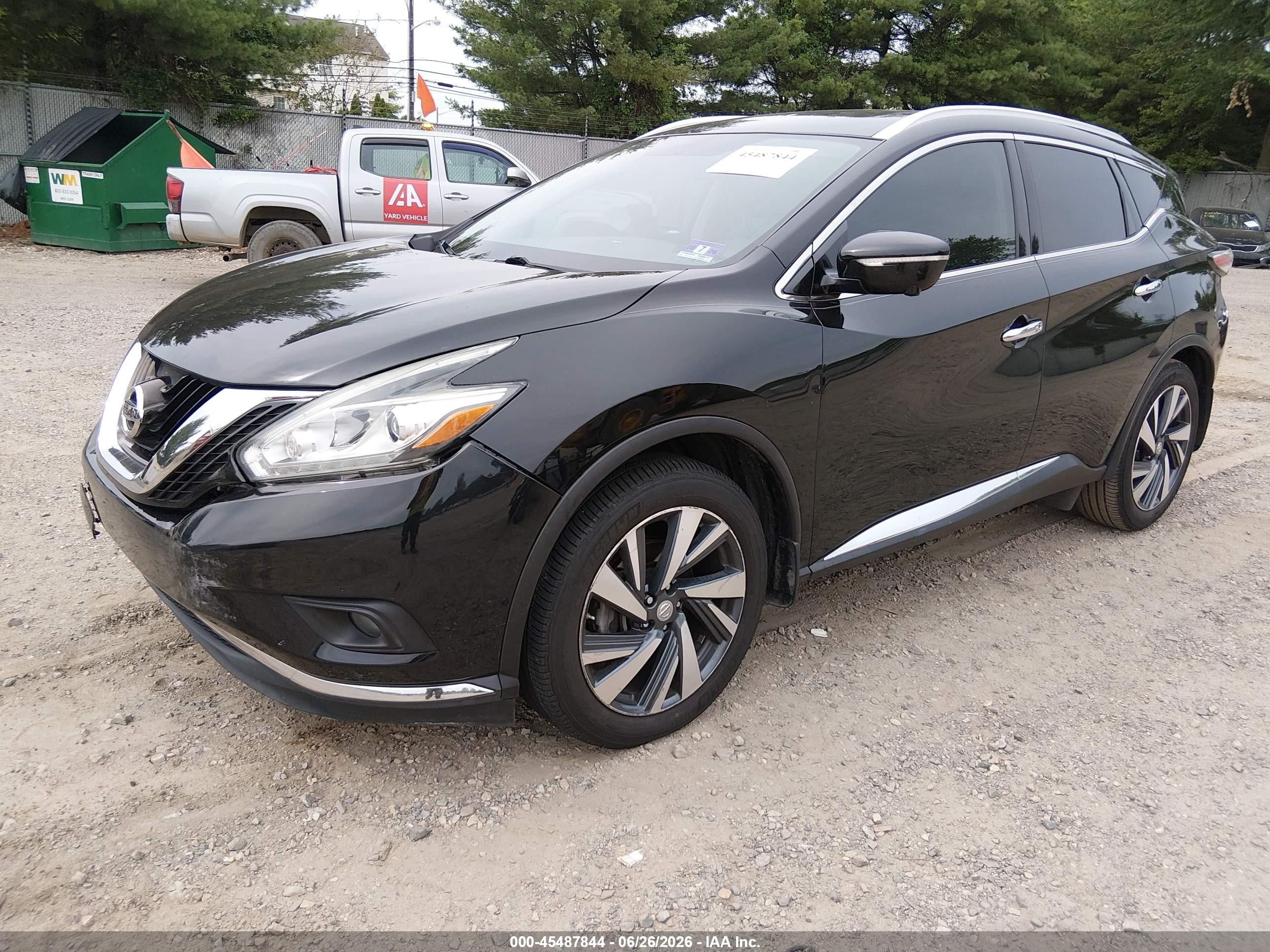 2015 Nissan Murano Platinum Black vin: 5N1AZ2MH6FN221552