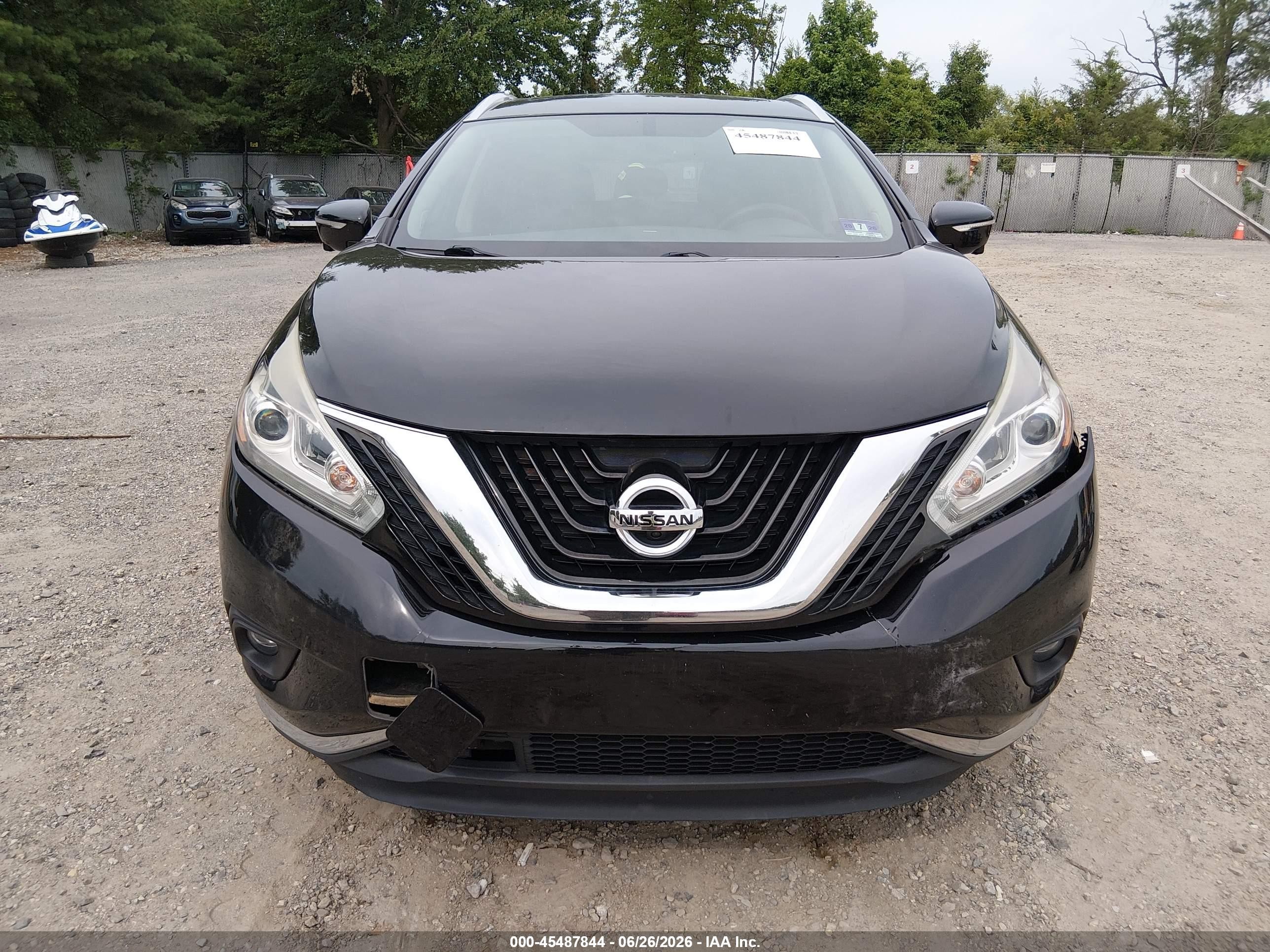 2015 Nissan Murano Platinum Black vin: 5N1AZ2MH6FN221552