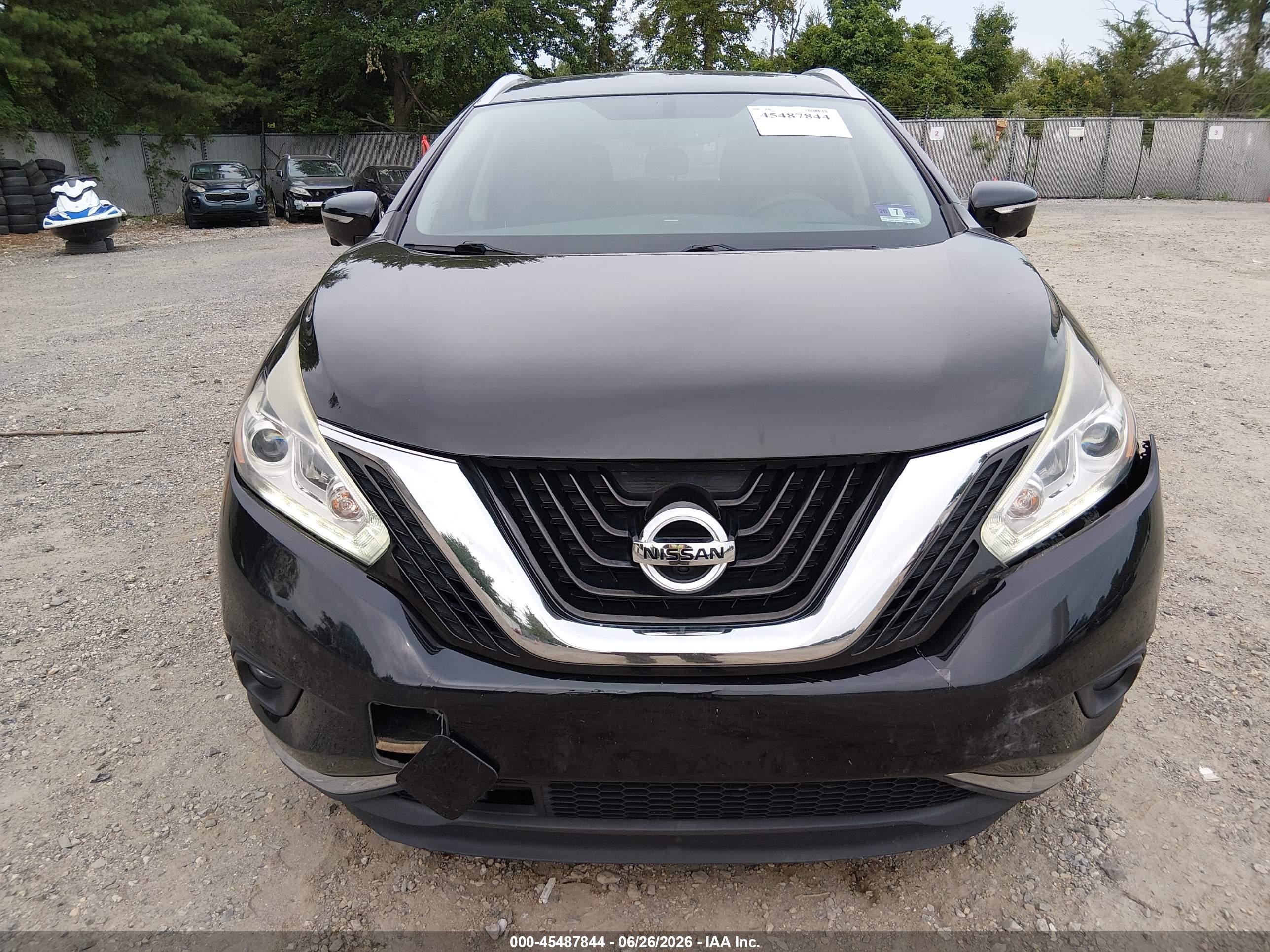 2015 Nissan Murano Platinum Black vin: 5N1AZ2MH6FN221552